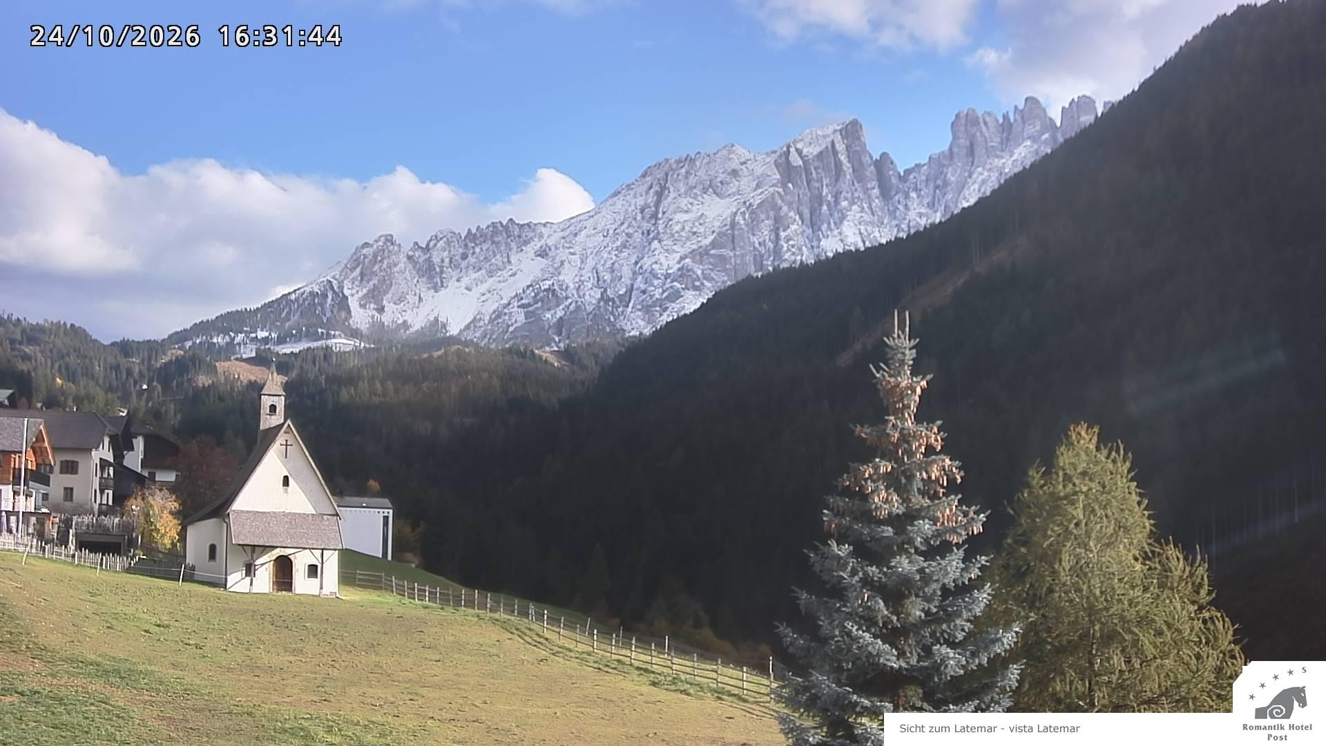 Archiv Foto Webcam Welschnofen: Romantik Hotel Post