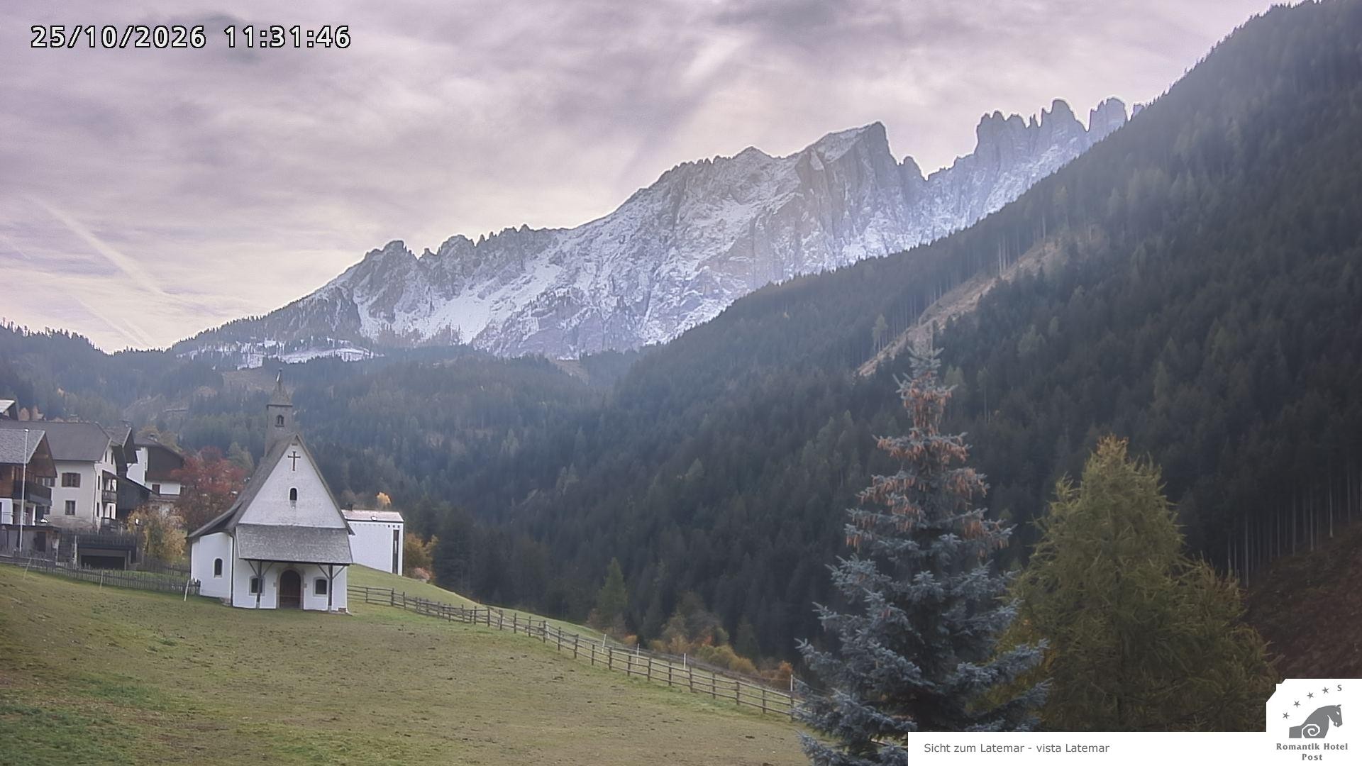Archiv Foto Webcam Welschnofen: Romantik Hotel Post