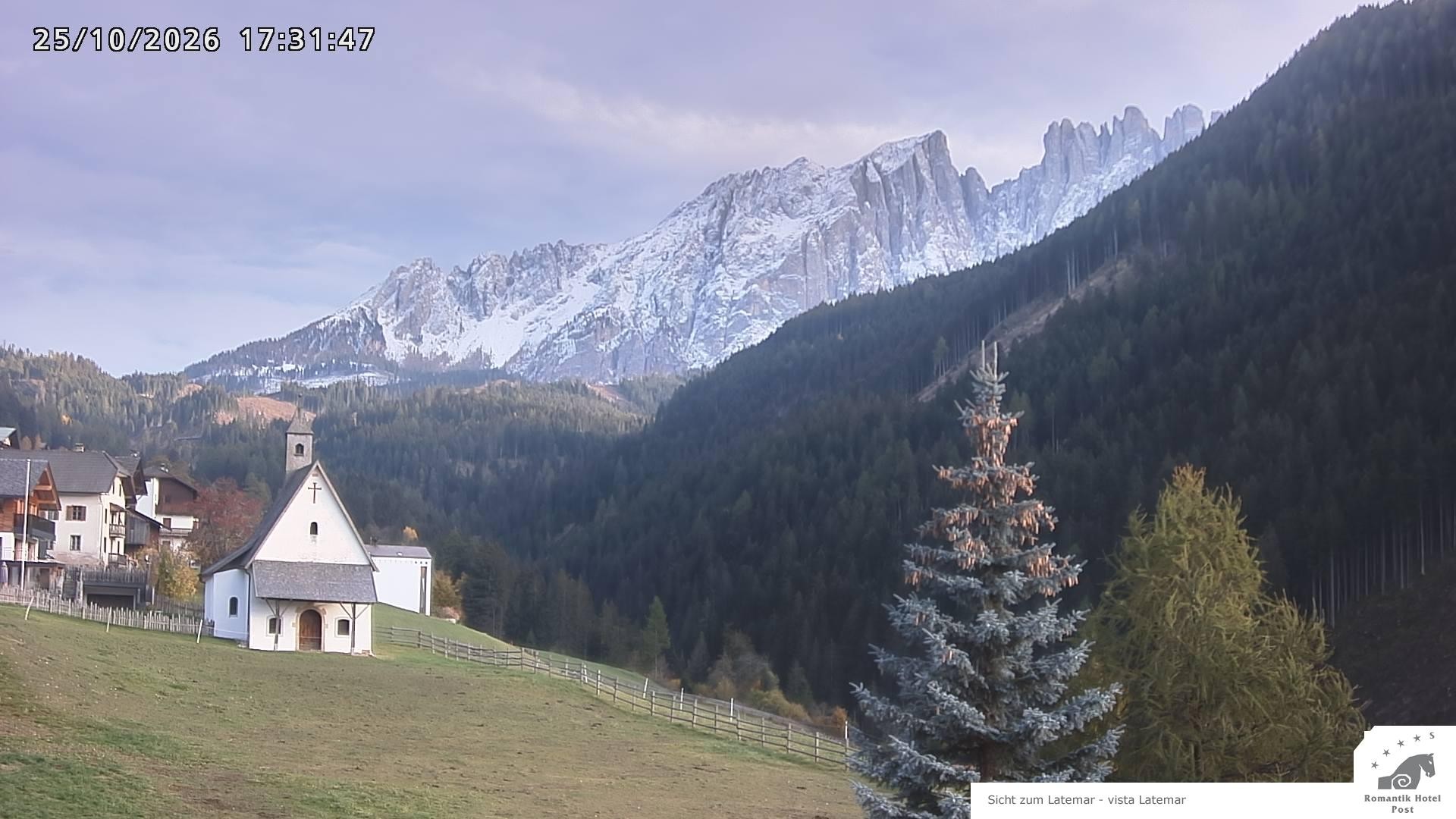 Archiv Foto Webcam Welschnofen: Romantik Hotel Post