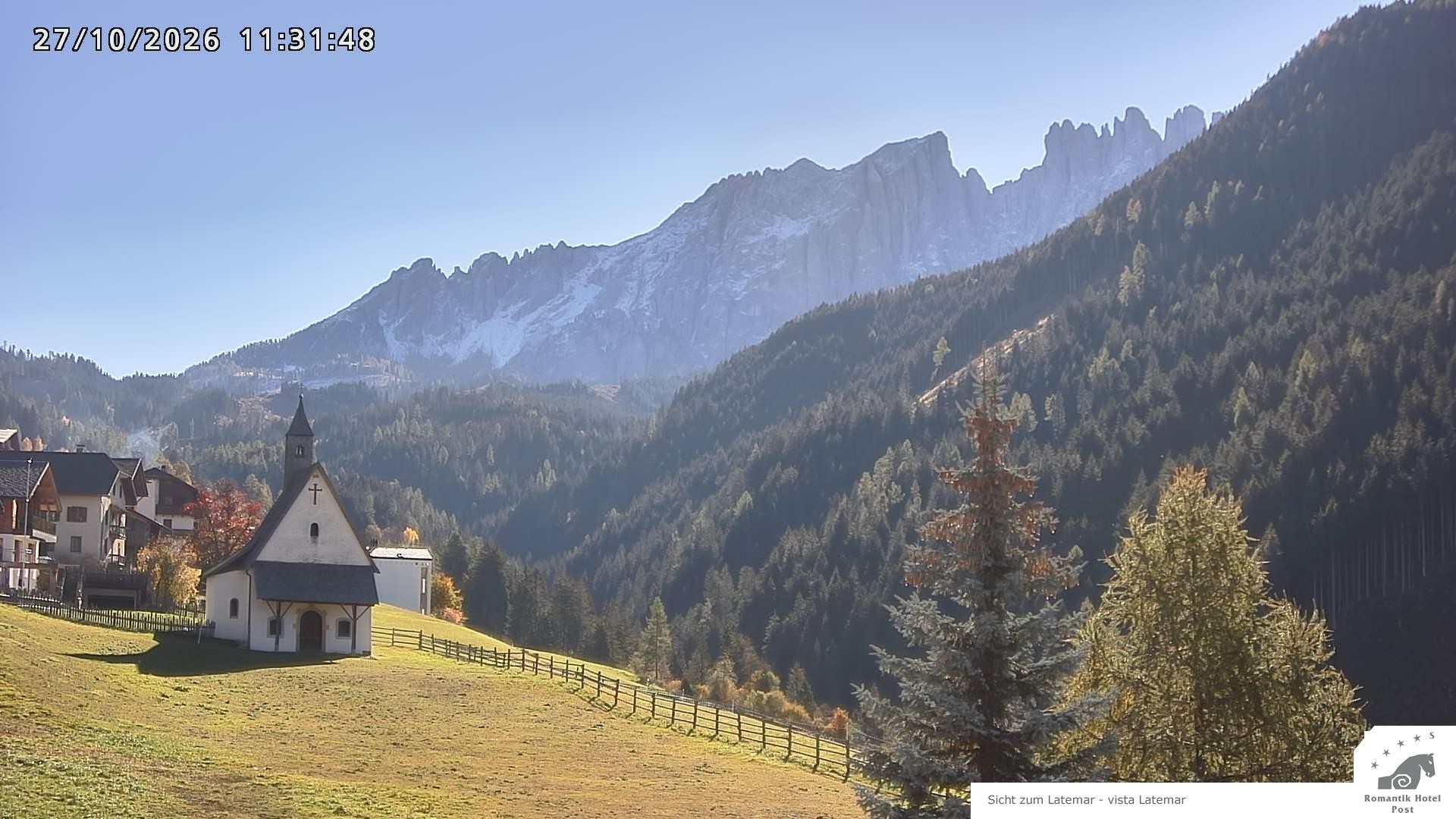Archived image Webcam Welschnofen: Hotel Post