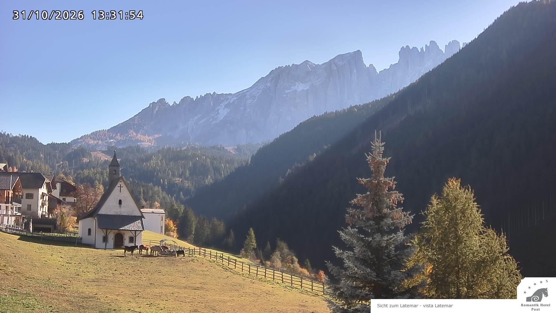 Archiv Foto Webcam Welschnofen: Romantik Hotel Post