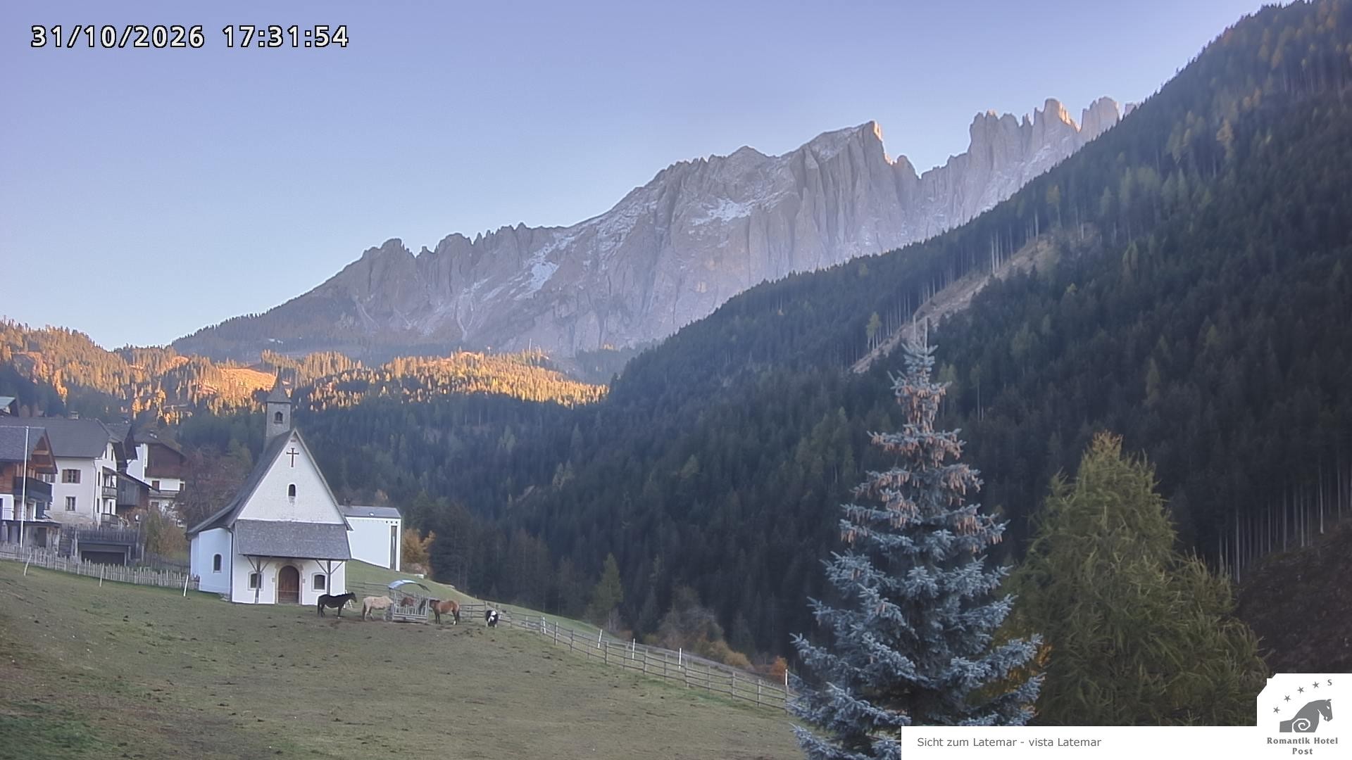 Archiv Foto Webcam Welschnofen: Romantik Hotel Post