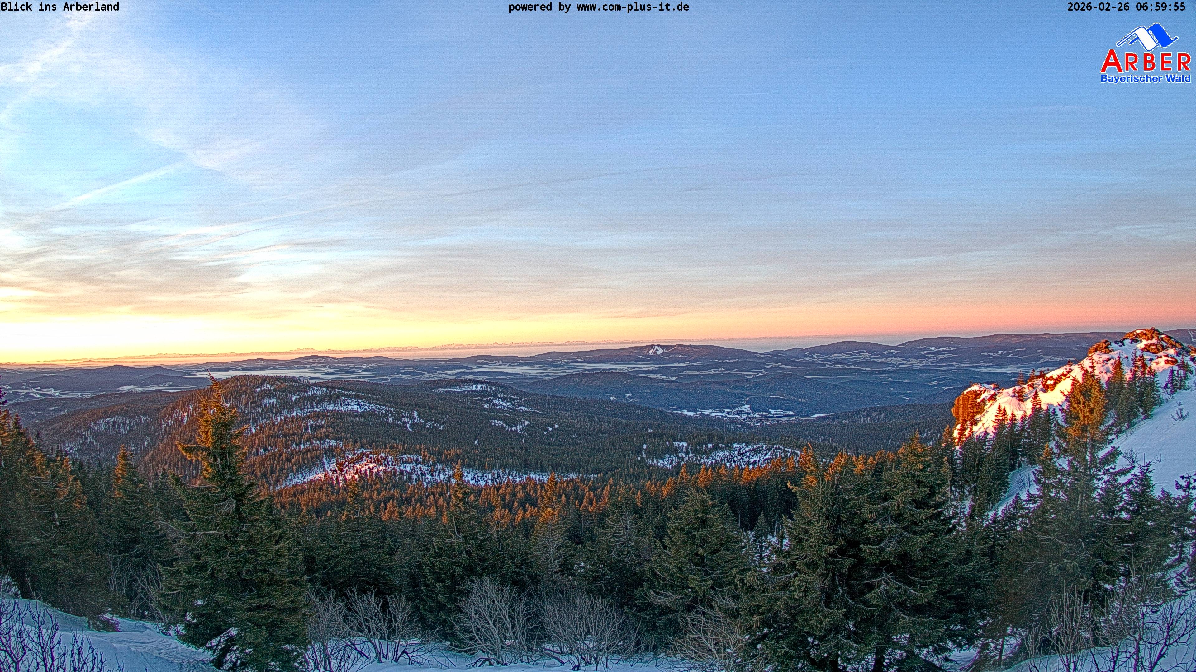 Archived image Webcam Großer Arber mountain