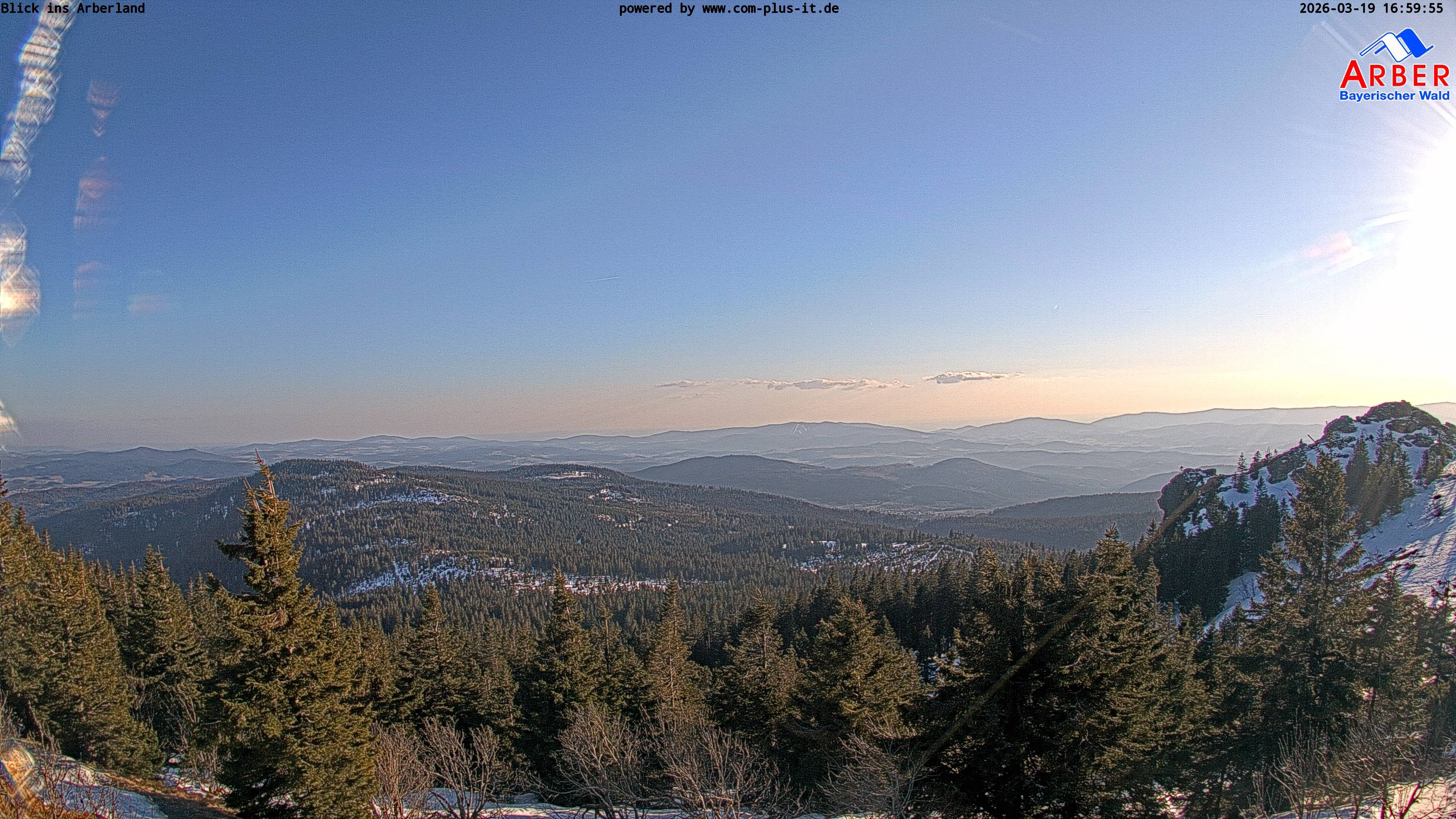Archived image Webcam Großer Arber mountain