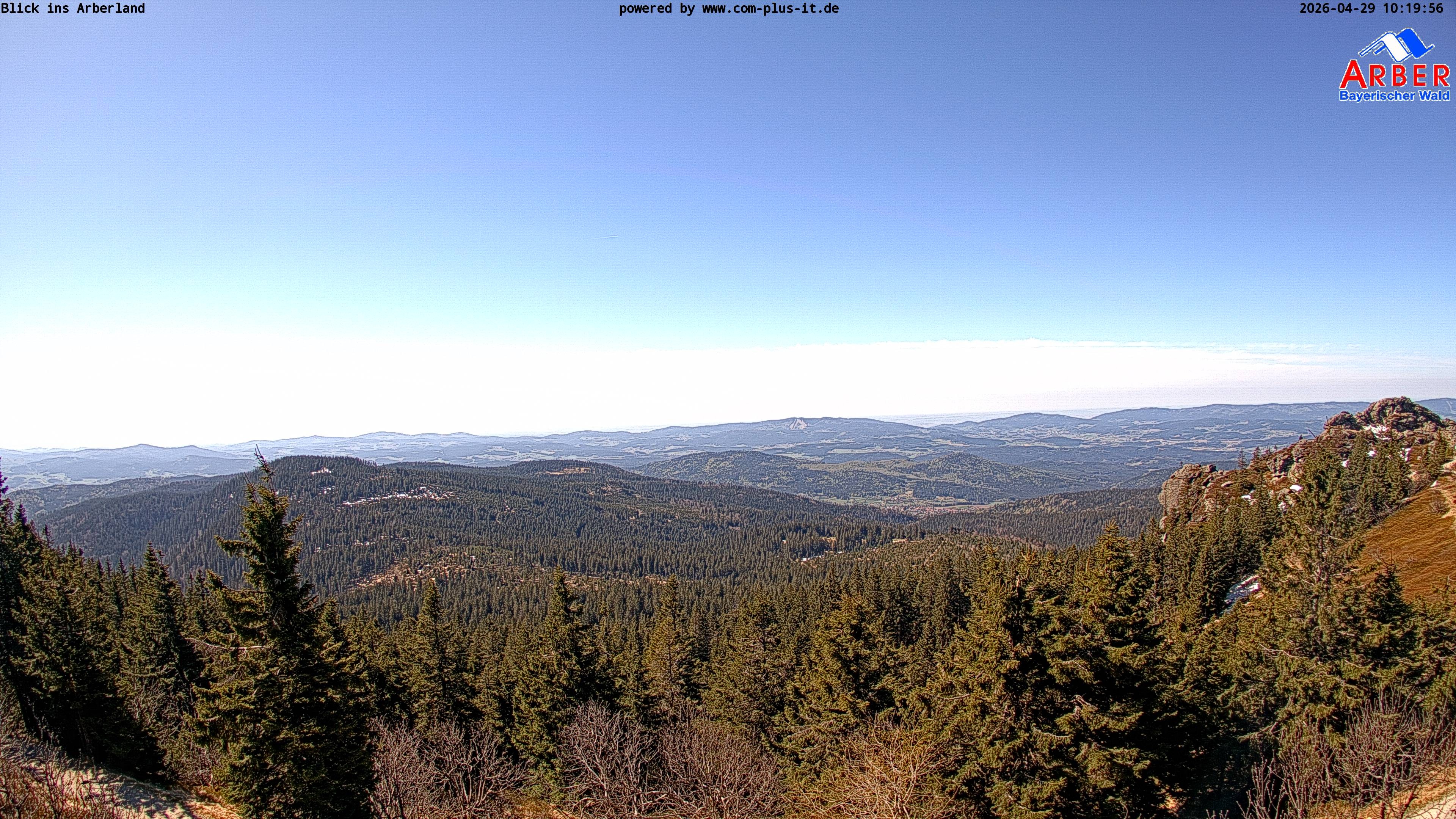 Archived image Webcam Großer Arber mountain