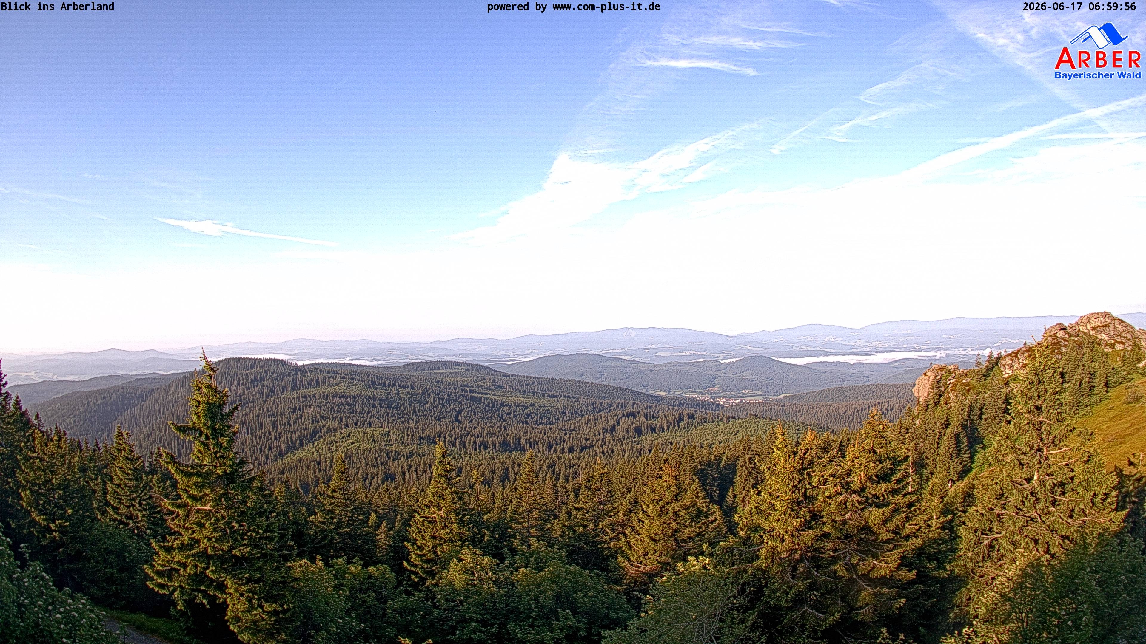 Archived image Webcam Großer Arber mountain