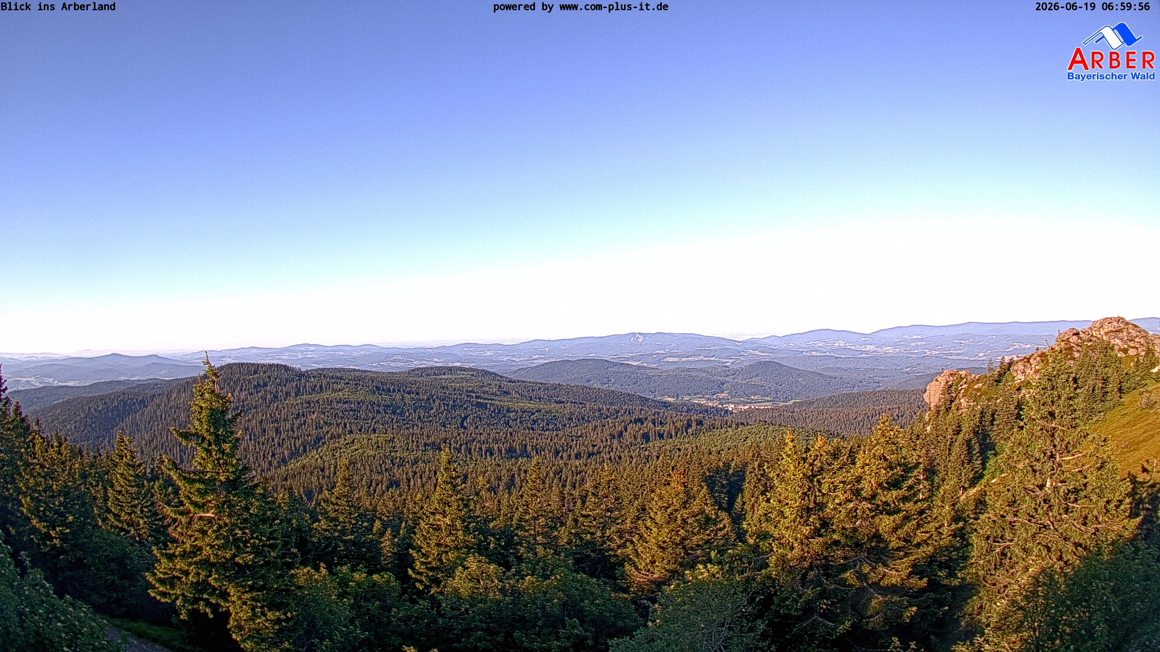 Archived image Webcam Großer Arber mountain