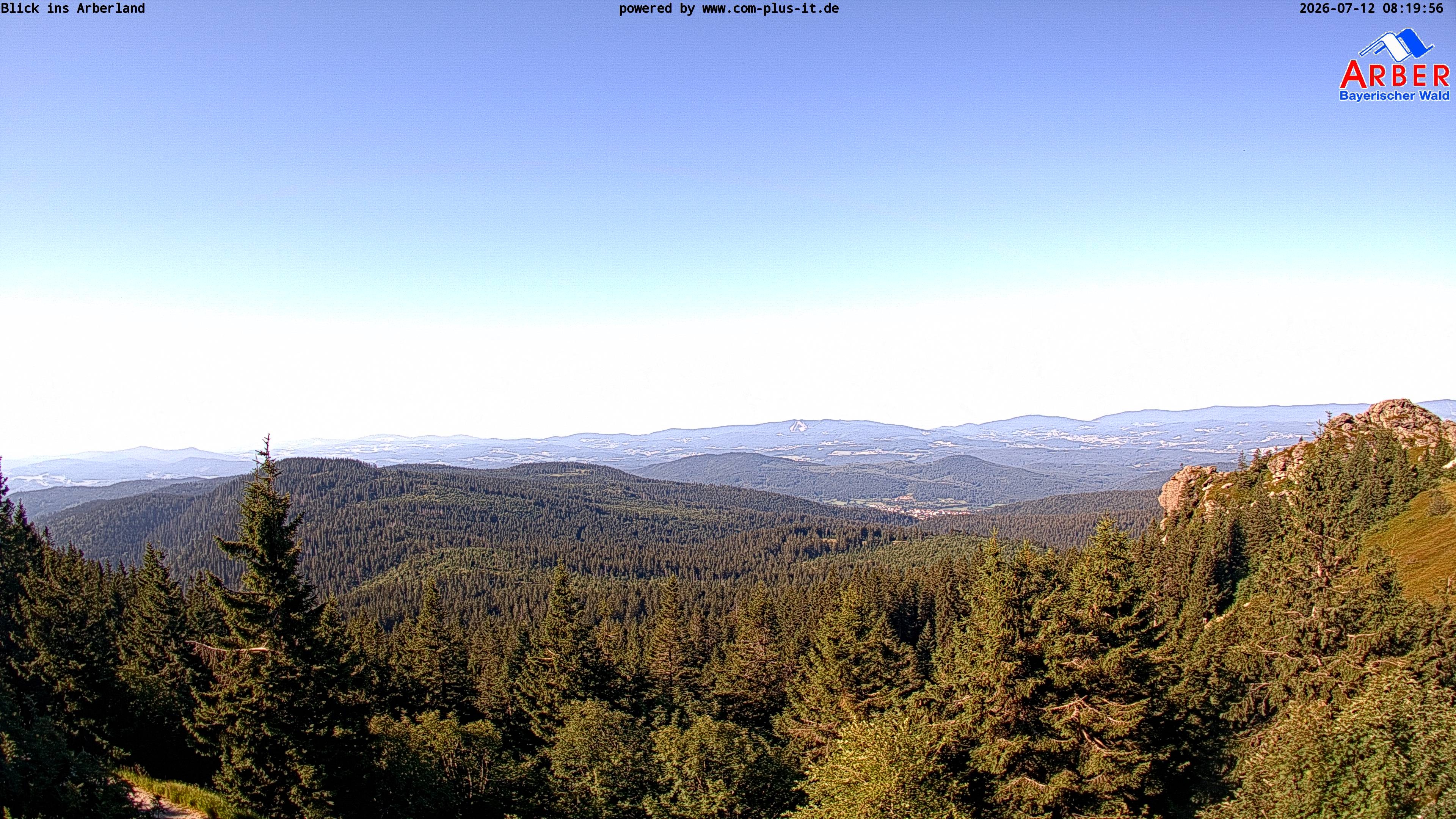 Archived image Webcam Großer Arber mountain