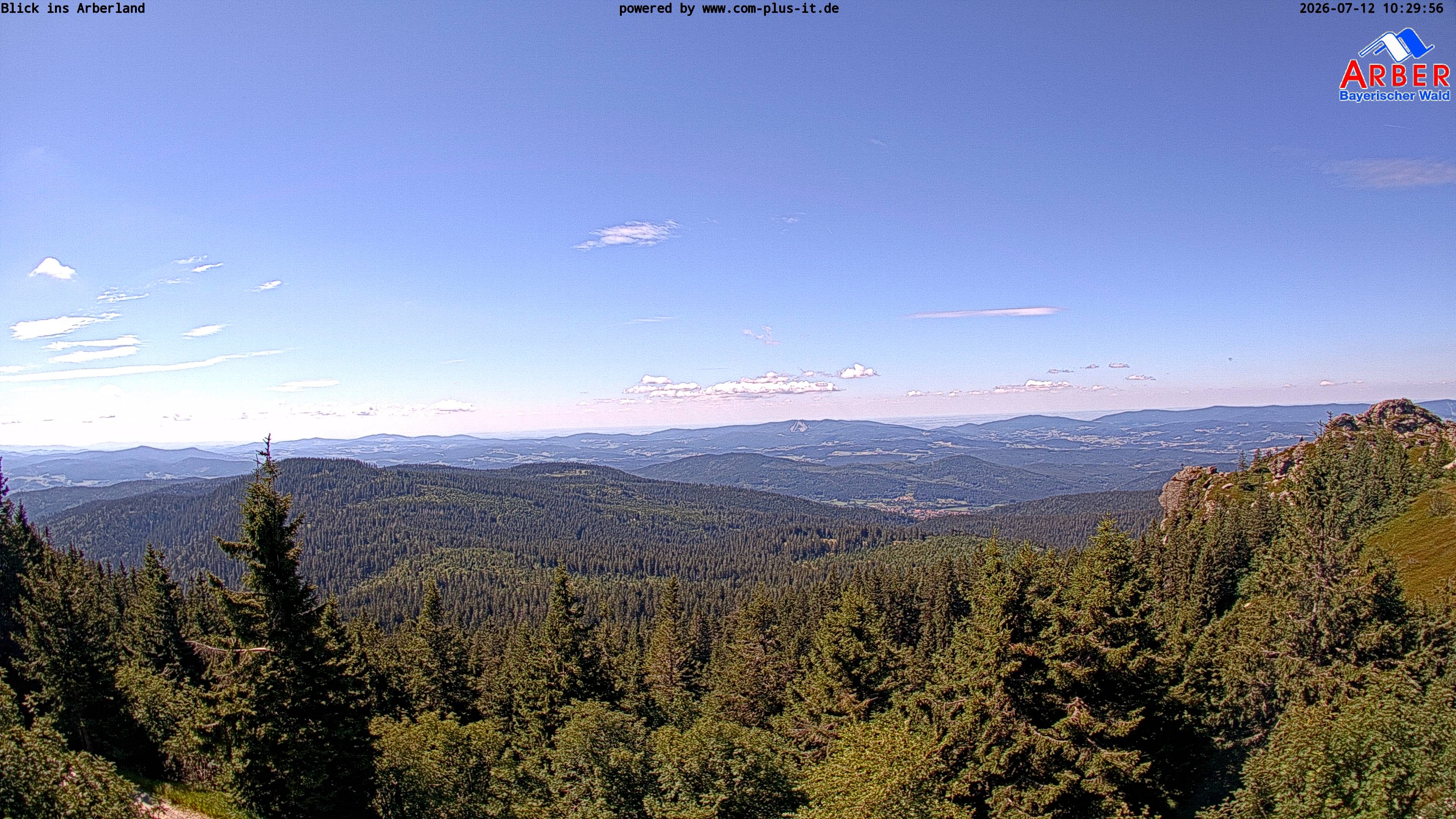 Archived image Webcam Großer Arber mountain