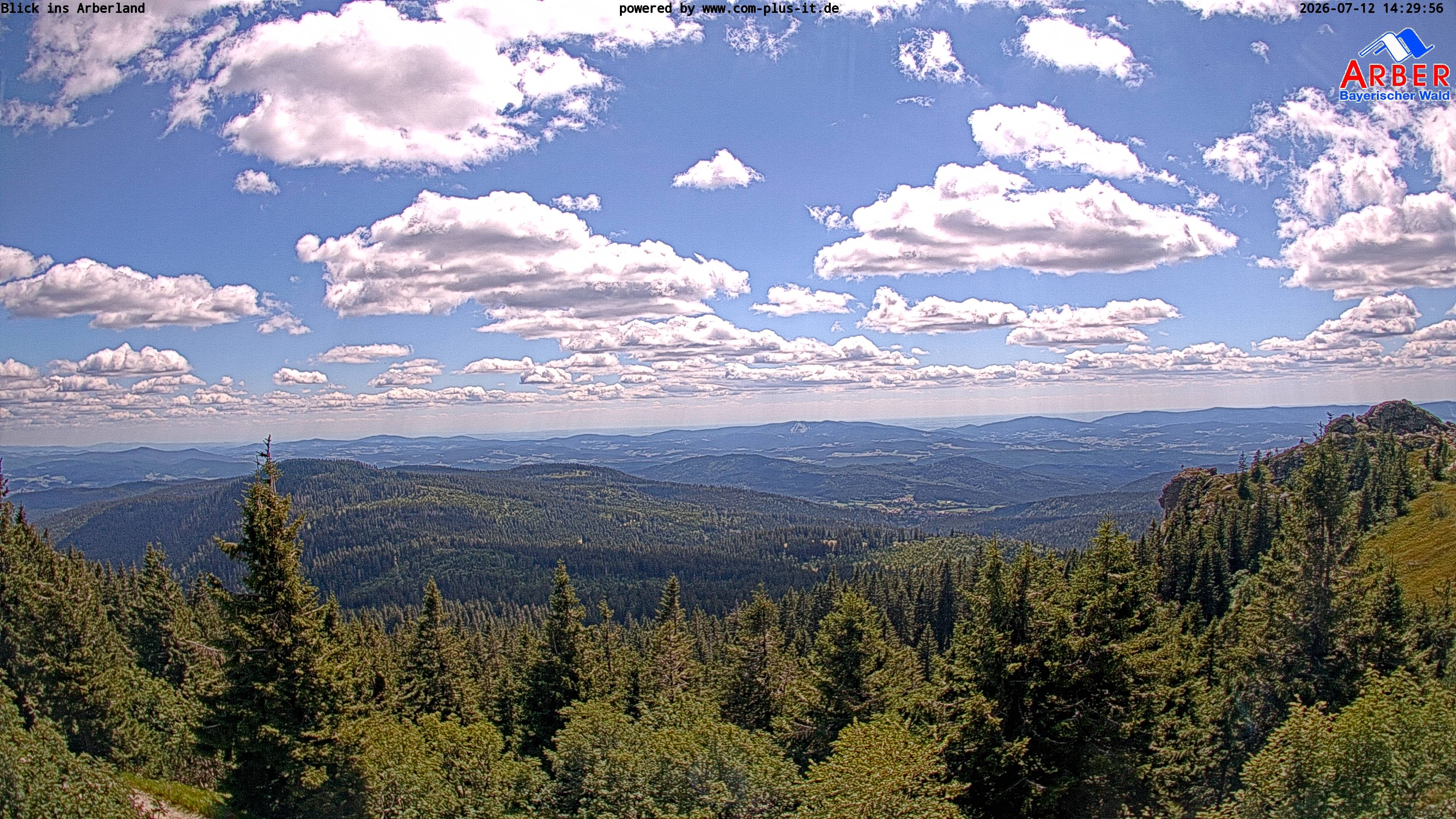 Archived image Webcam Großer Arber mountain