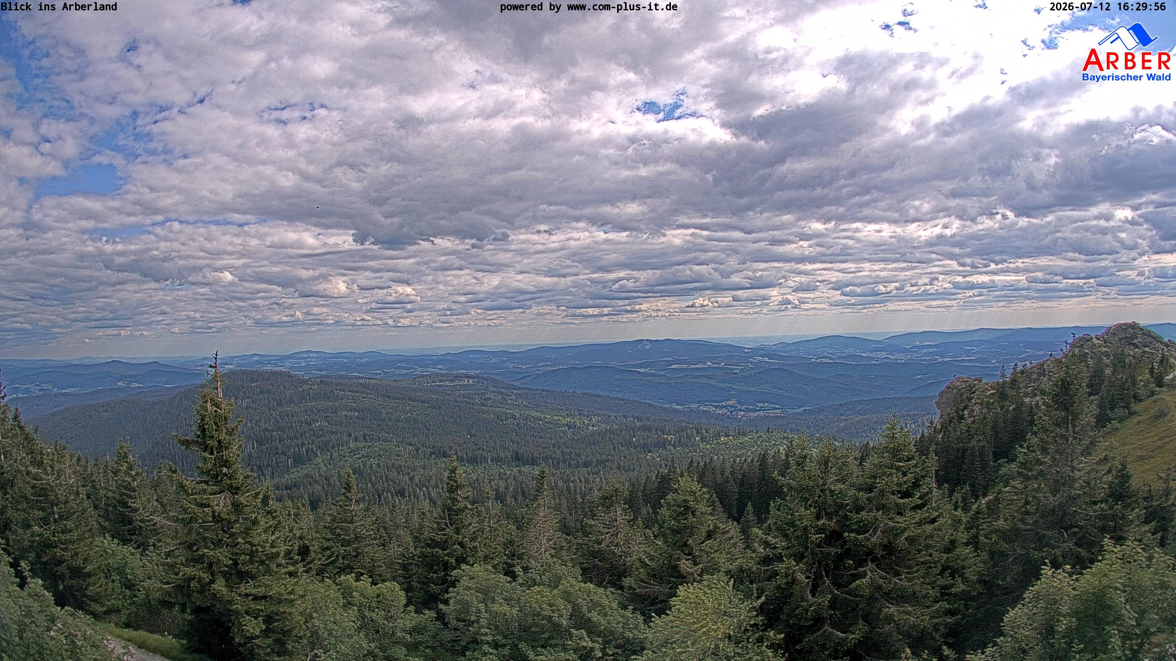 Archived image Webcam Großer Arber mountain