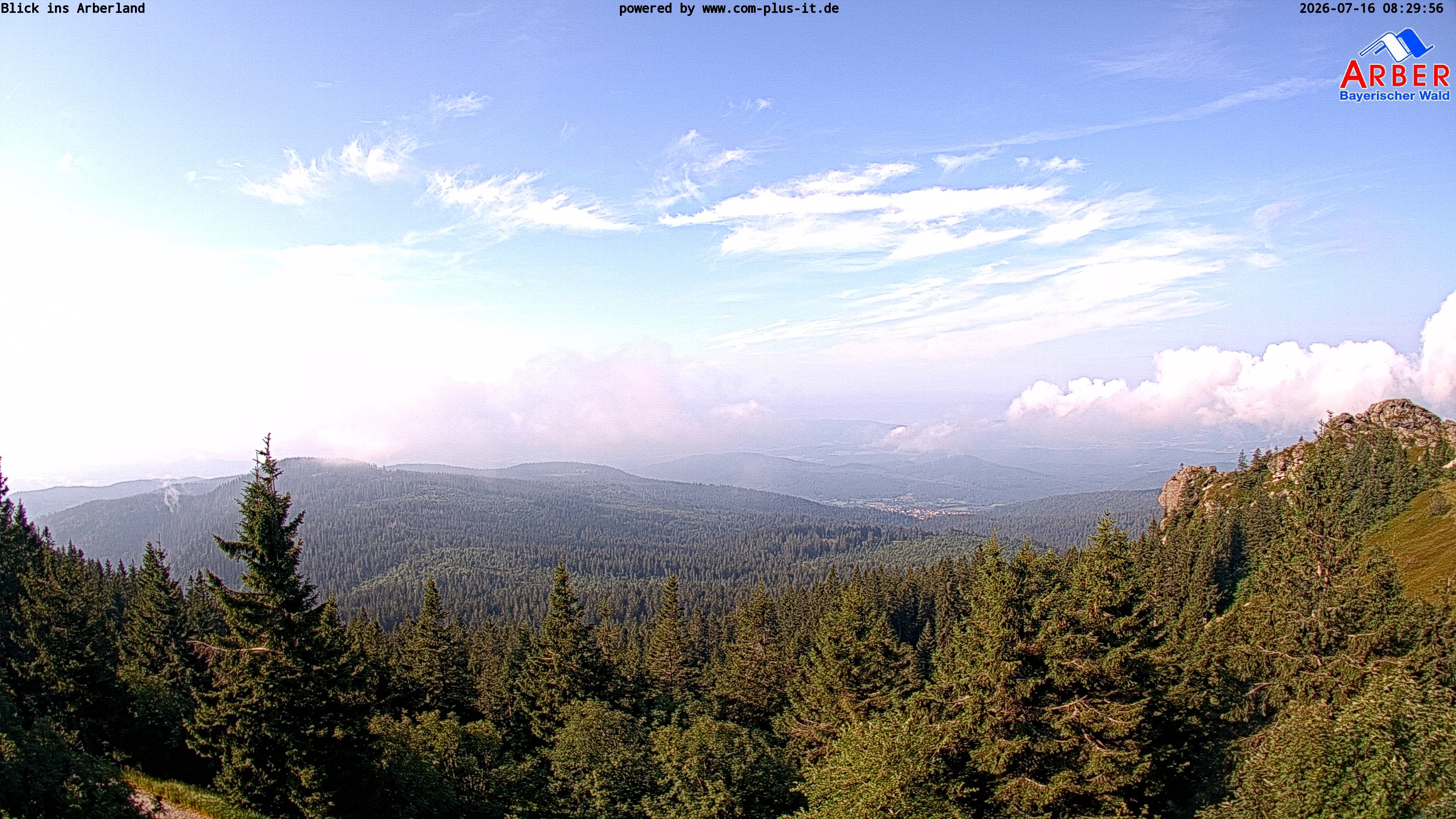 Archived image Webcam Großer Arber mountain