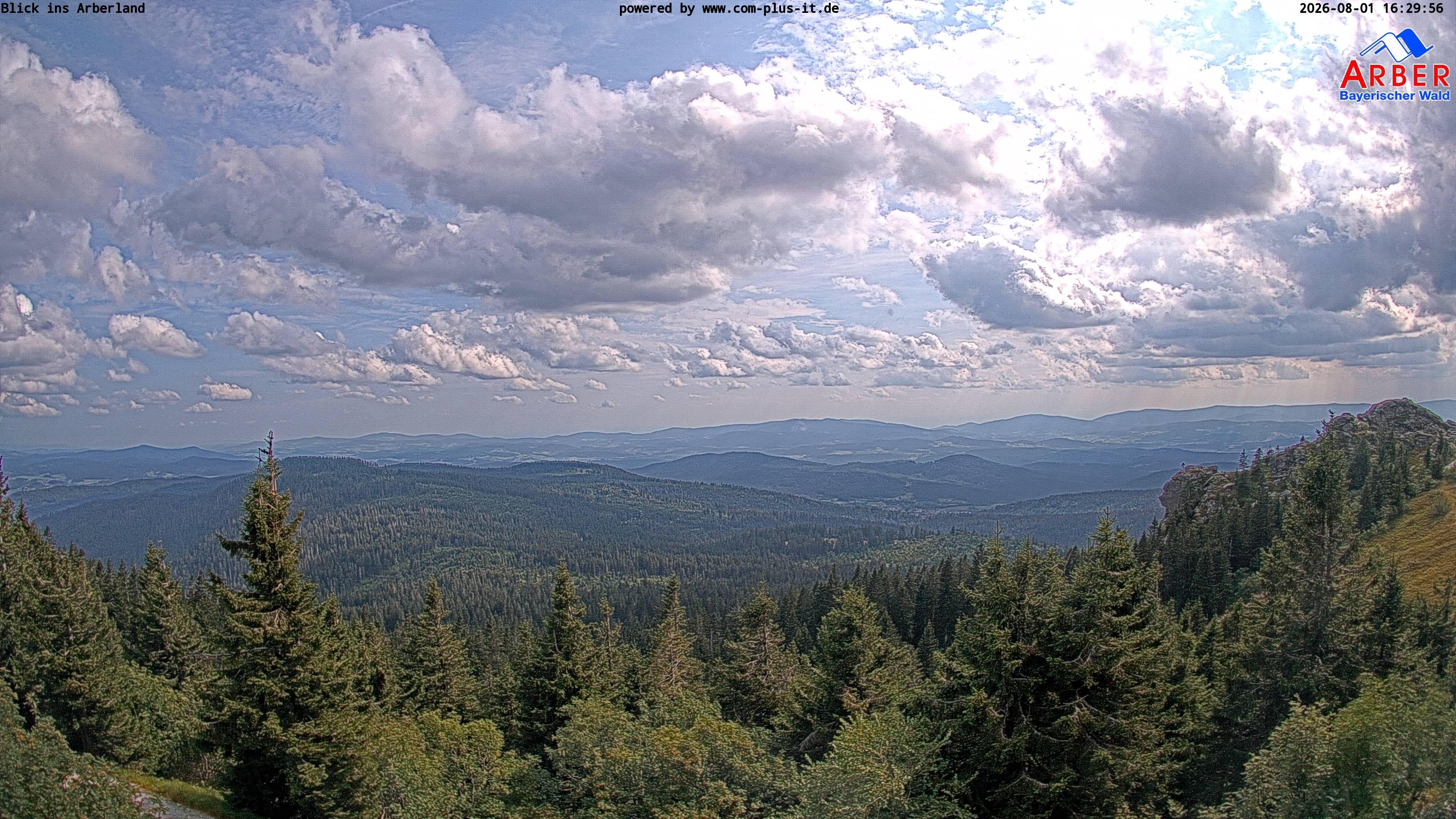 Archived image Webcam Großer Arber mountain