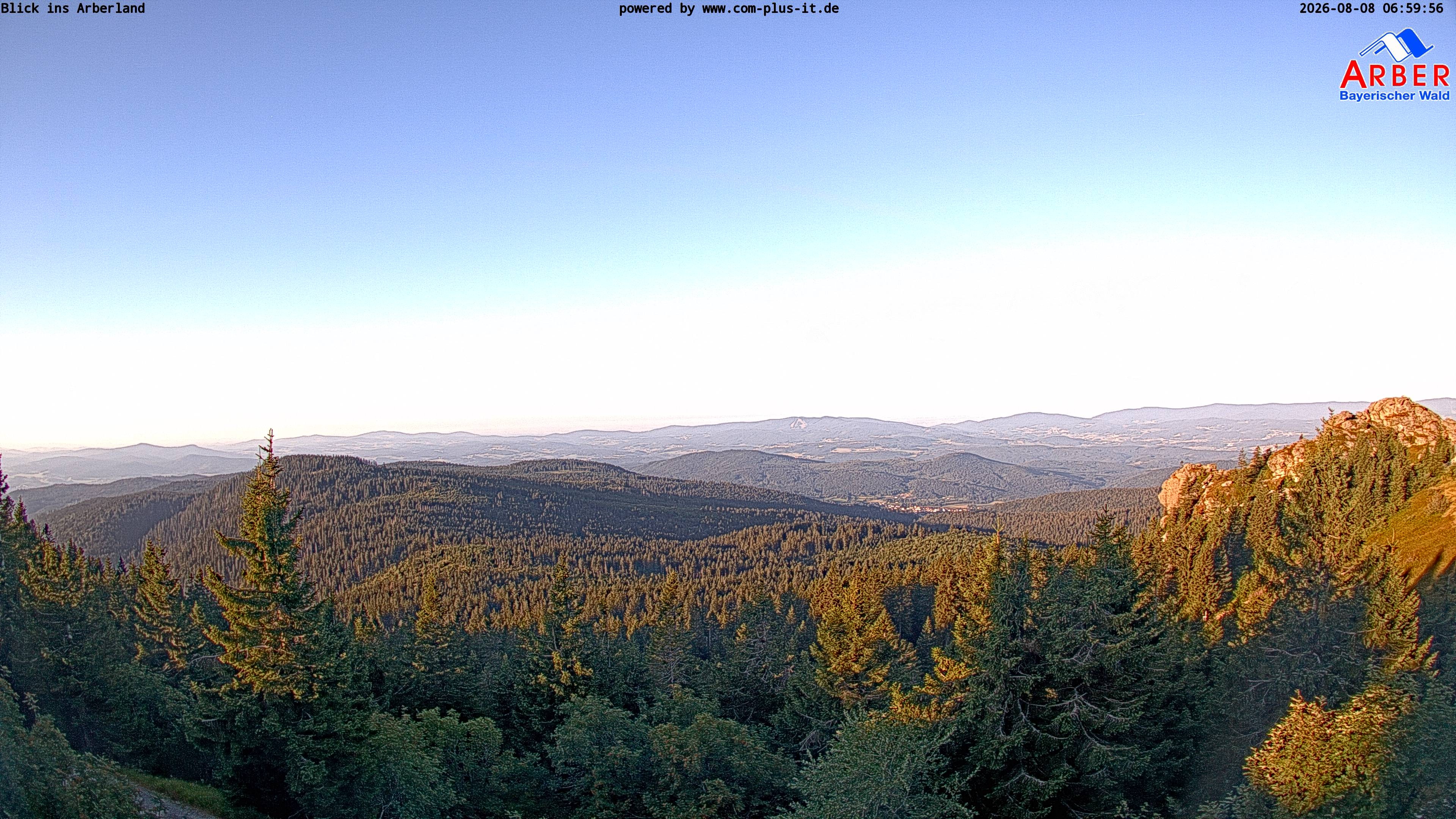 Archived image Webcam Großer Arber mountain