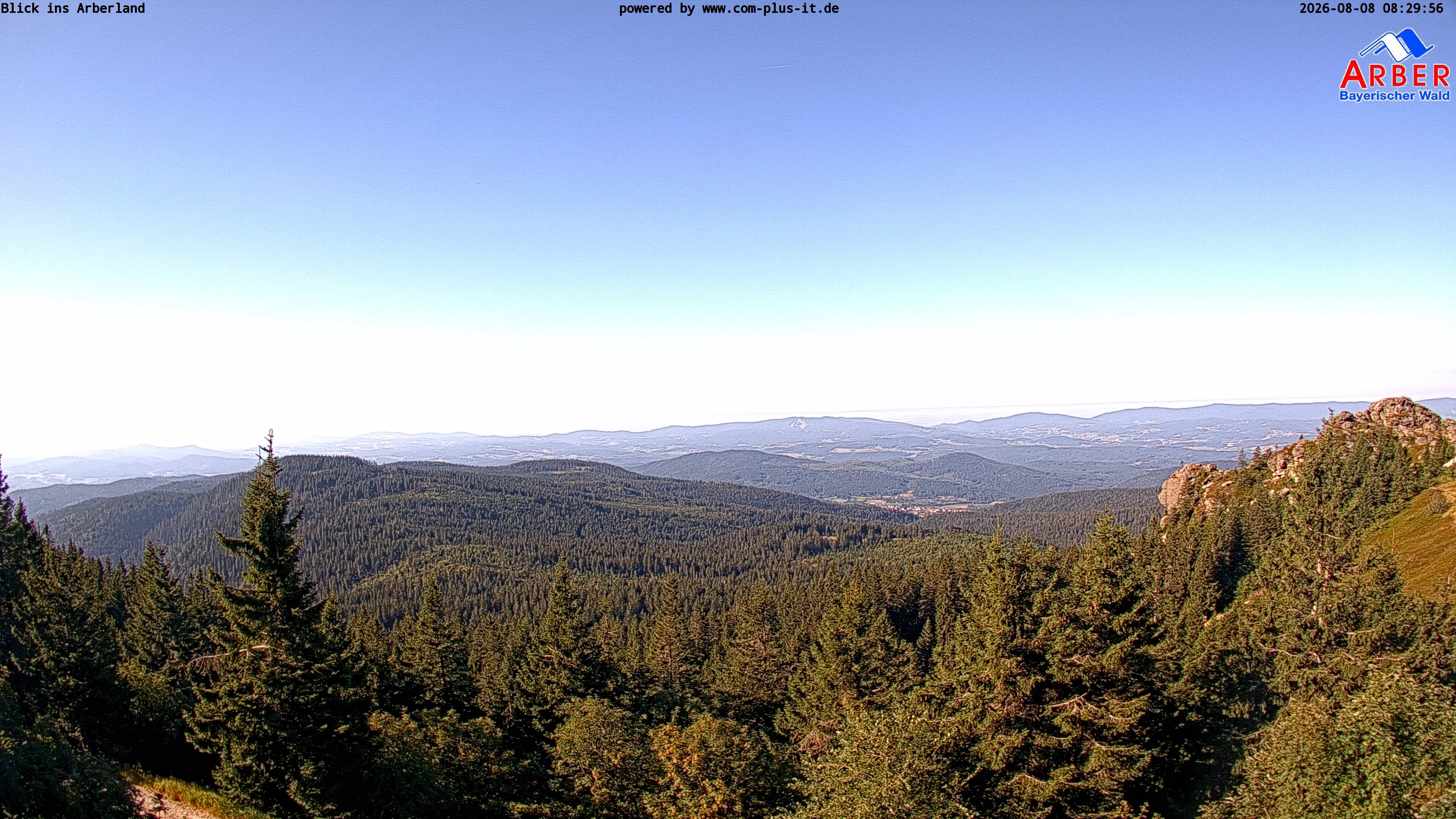 Archived image Webcam Großer Arber mountain