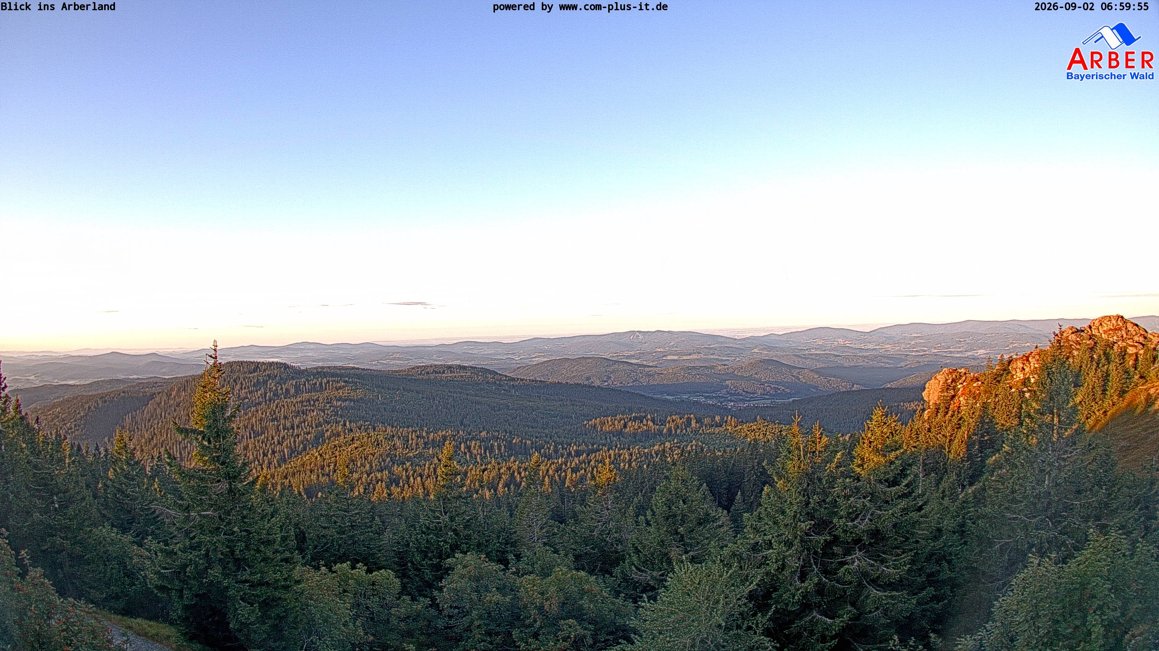 Archived image Webcam Großer Arber mountain