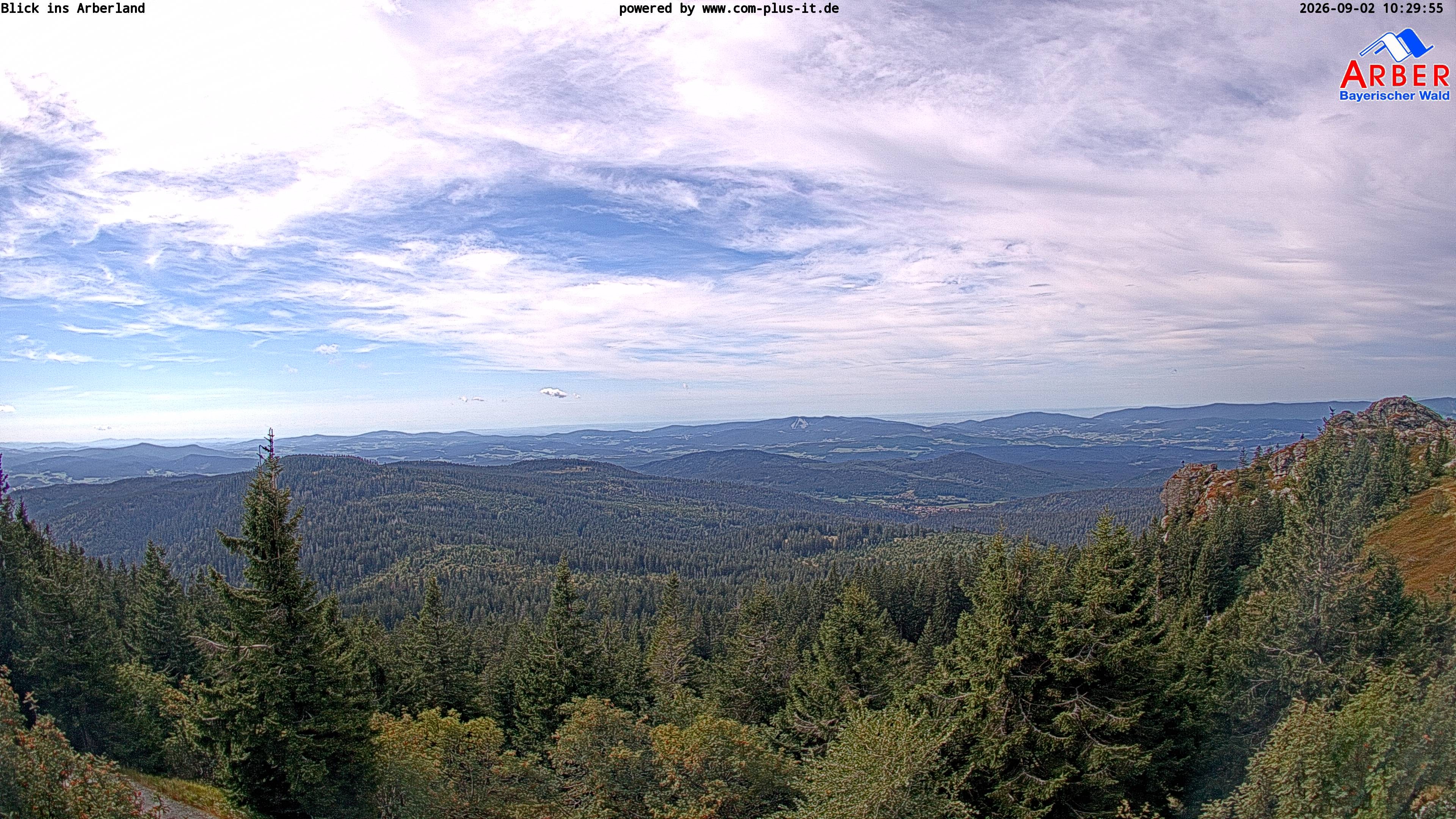 Archived image Webcam Großer Arber mountain