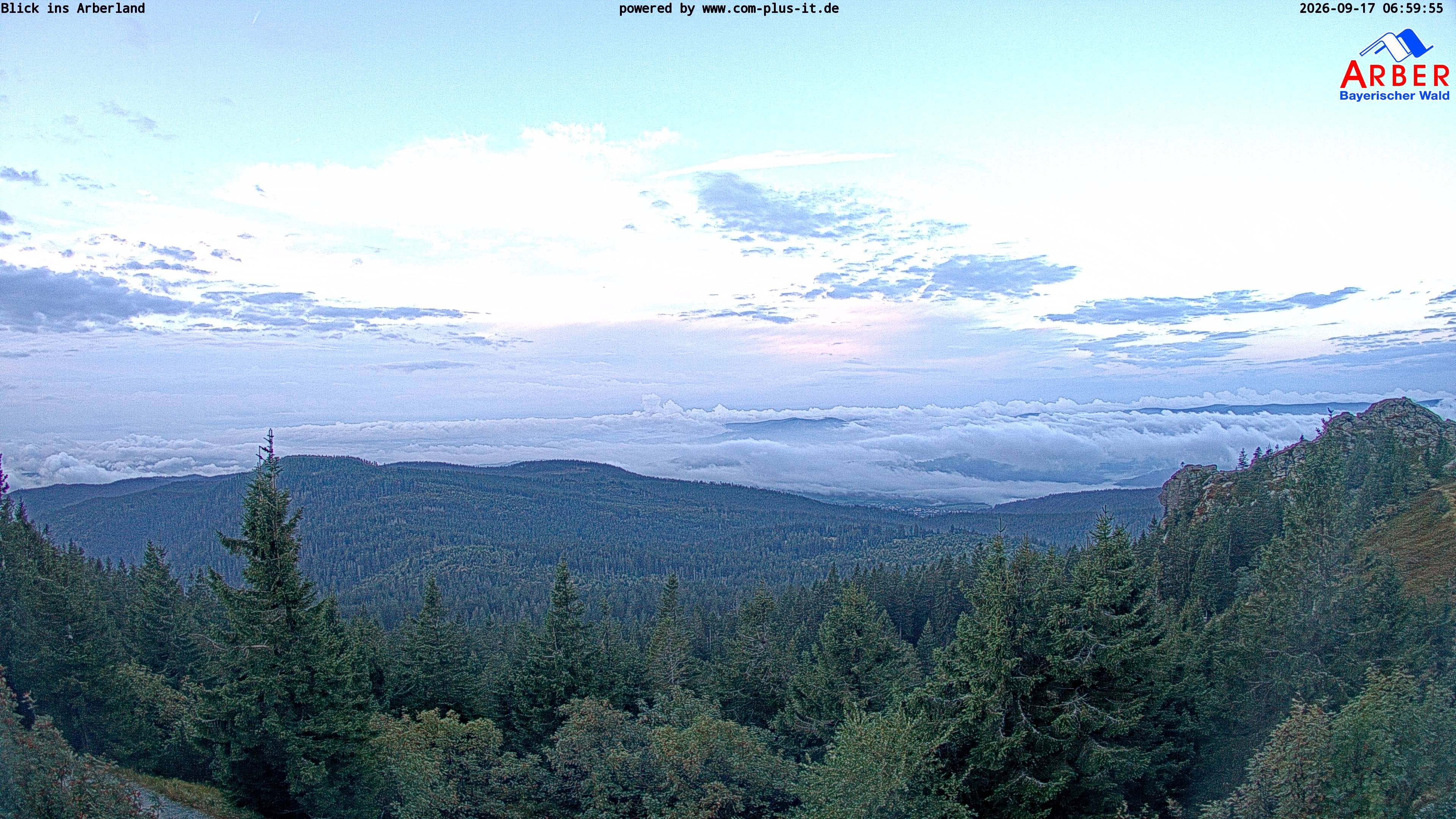 Archived image Webcam Großer Arber mountain