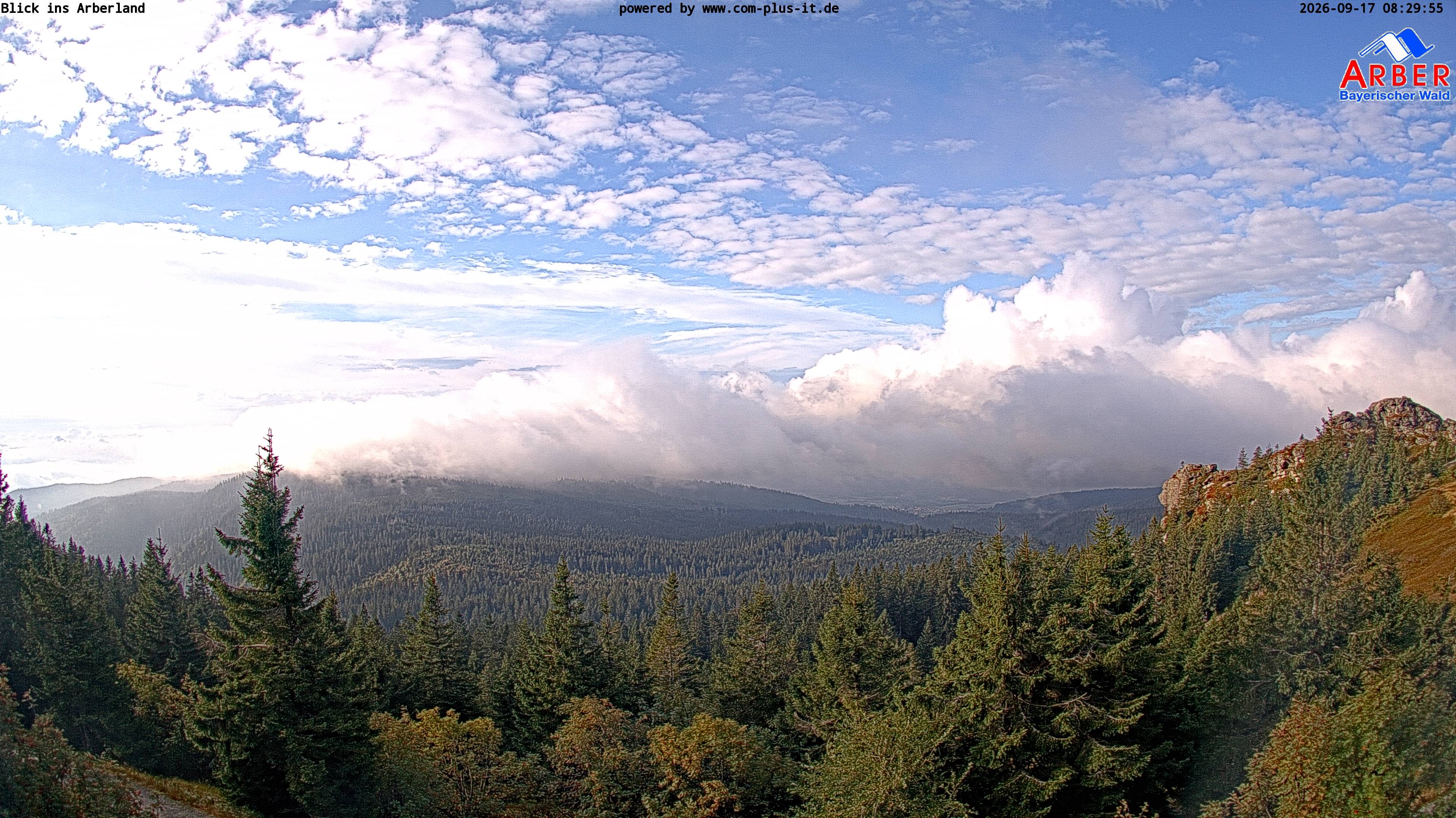 Archived image Webcam Großer Arber mountain