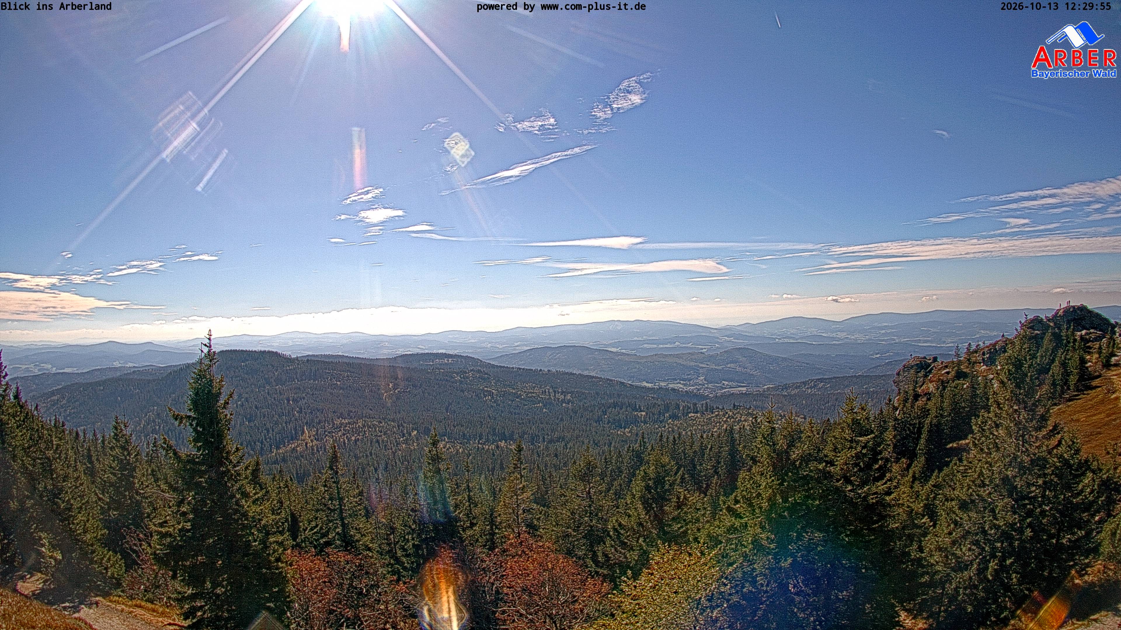 Archived image Webcam Großer Arber mountain