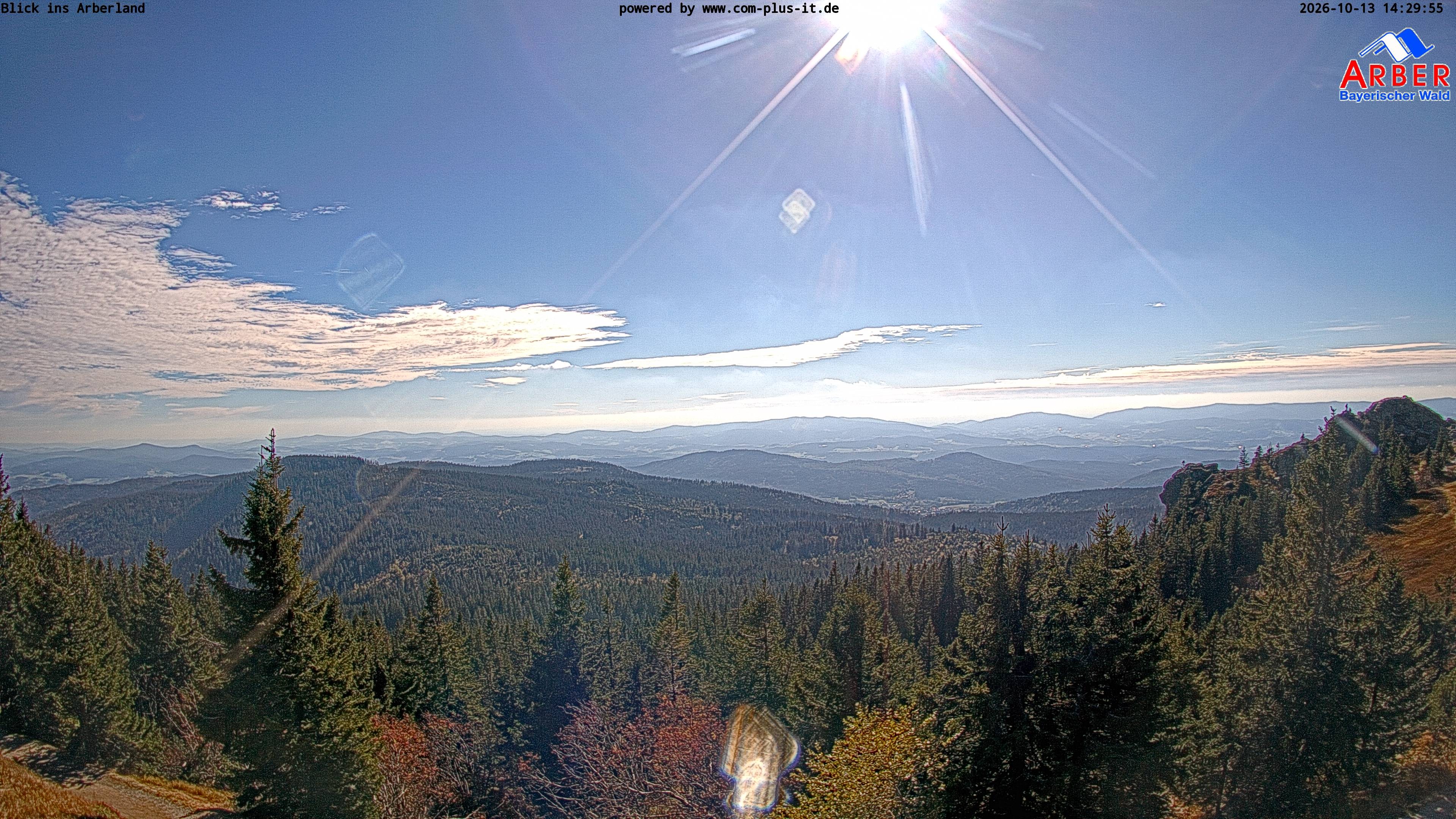 Archived image Webcam Großer Arber mountain