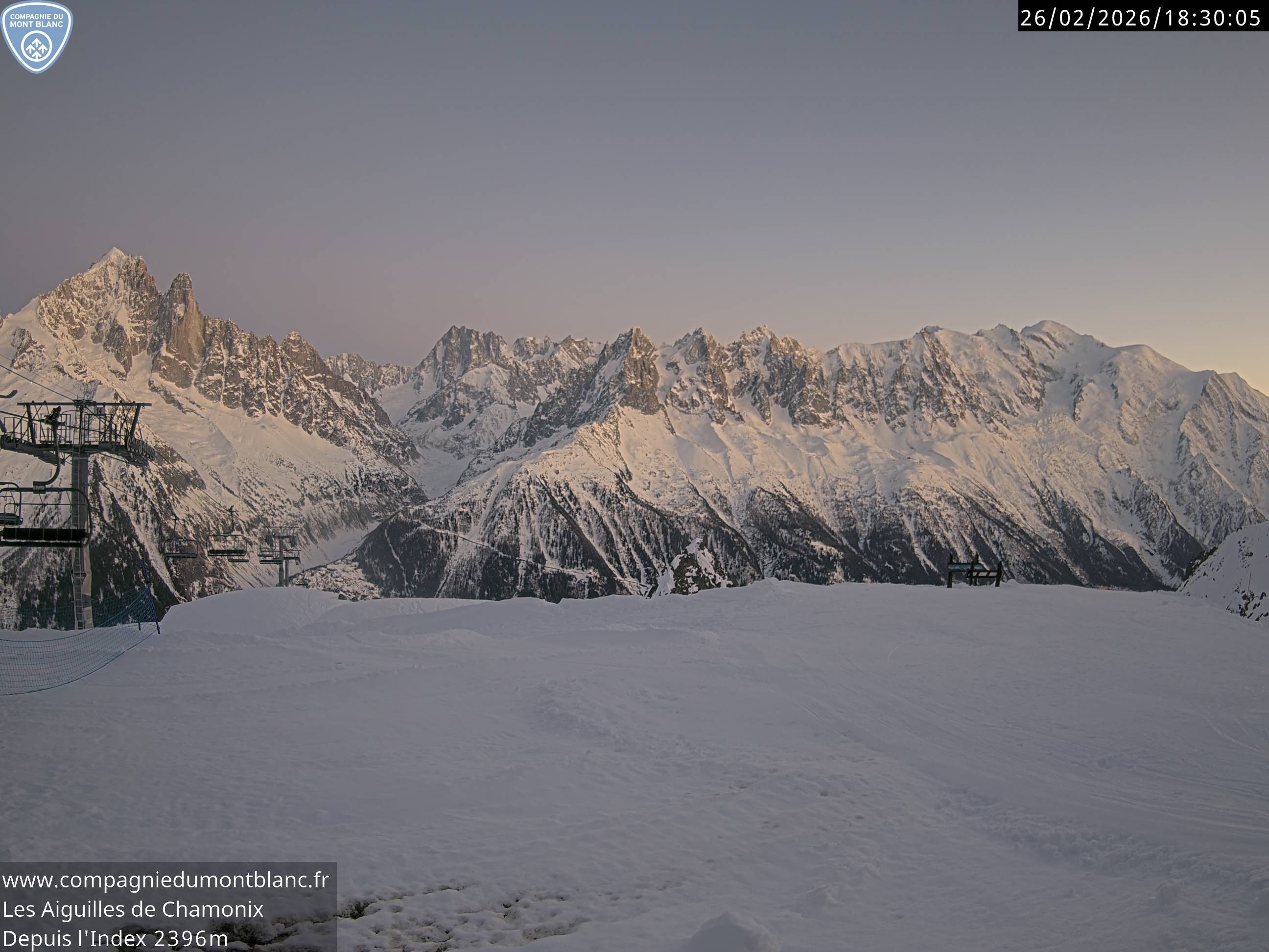 Archived image Webcam Top Station Index chair lift