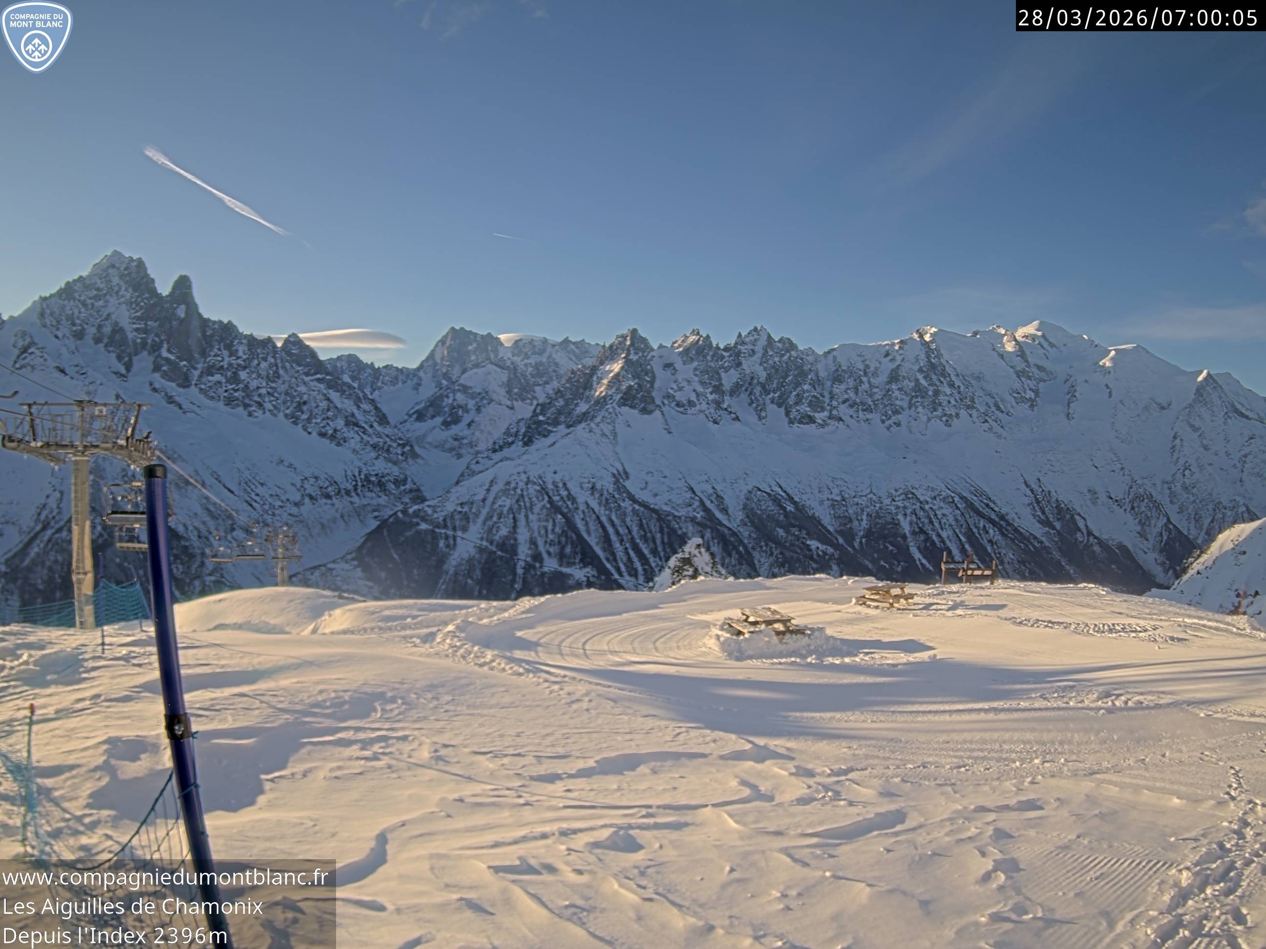 Archived image Webcam Top Station Index chair lift