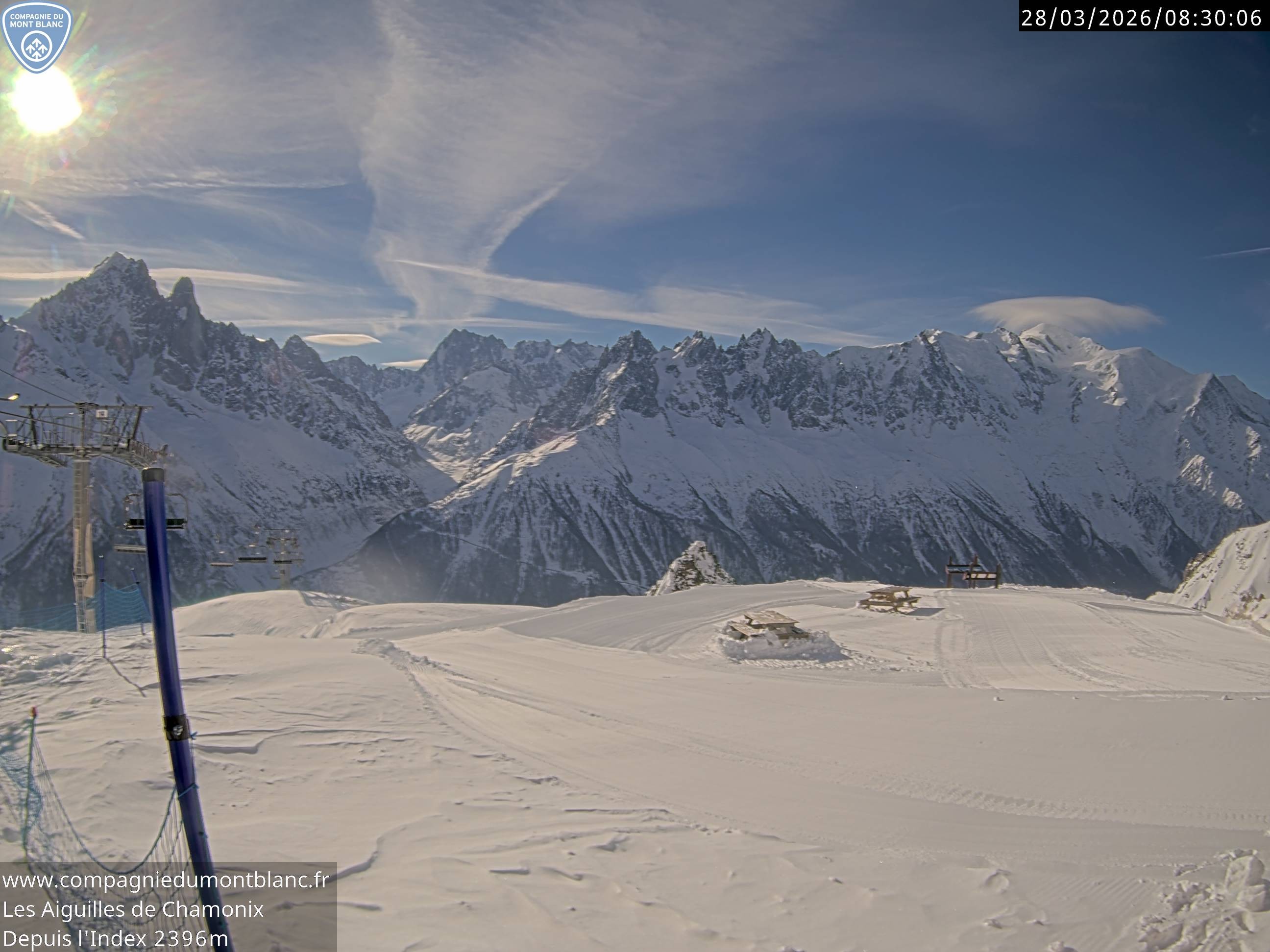 Archived image Webcam Top Station Index chair lift