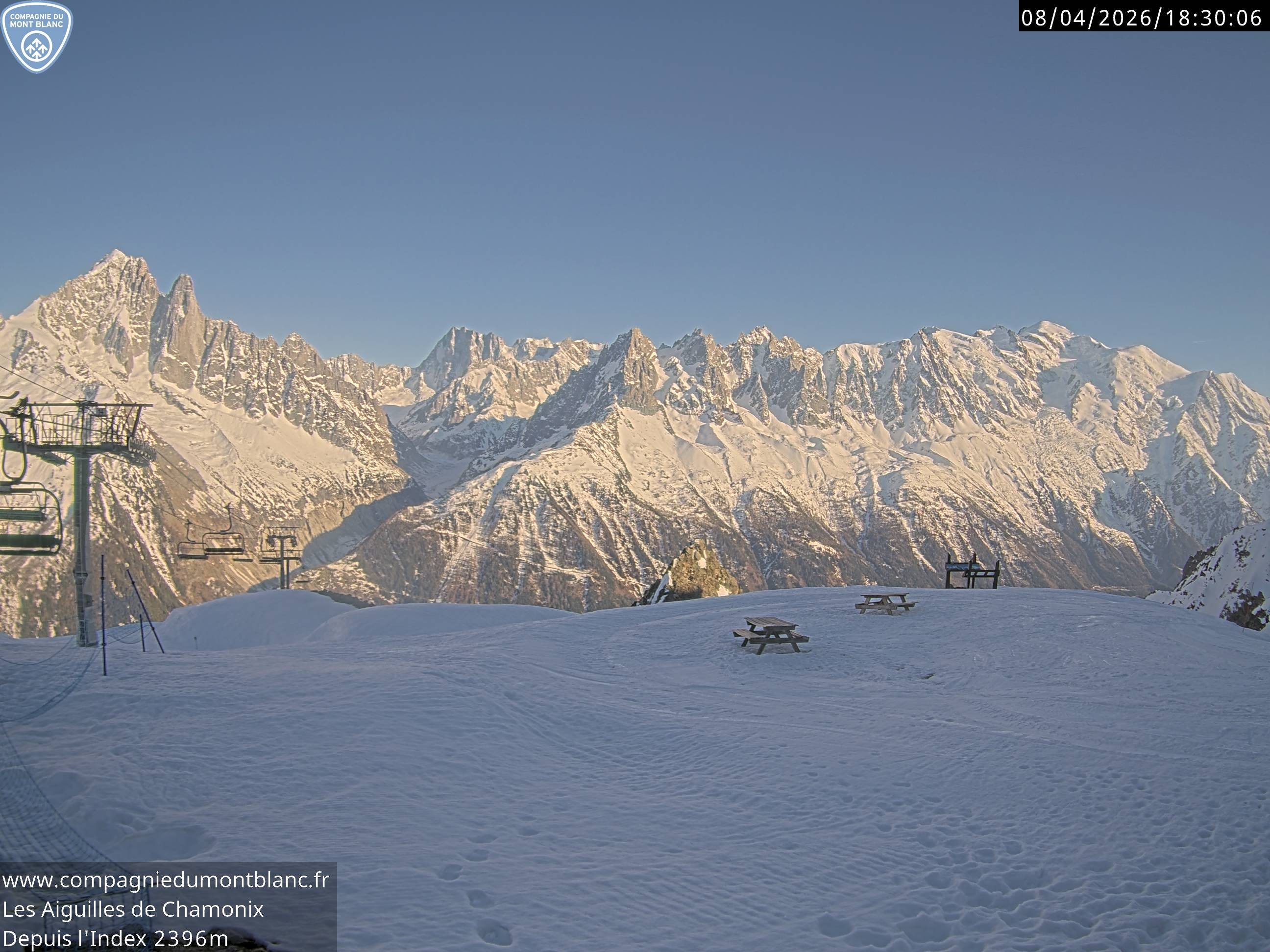 Archived image Webcam Top Station Index chair lift