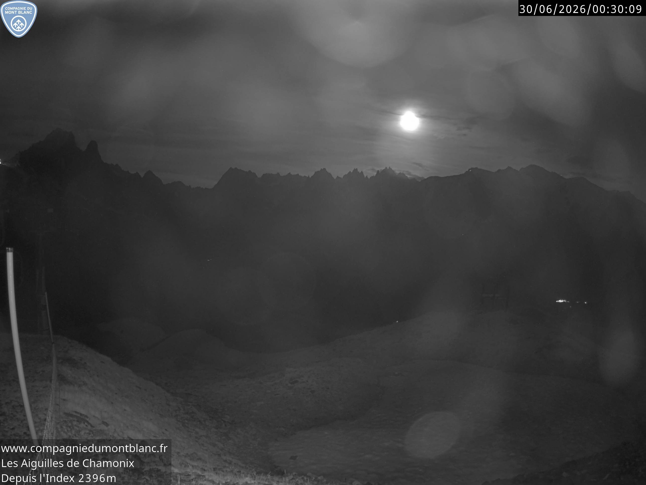 Archiv Foto Webcam Les Aiguilles de Charmonix