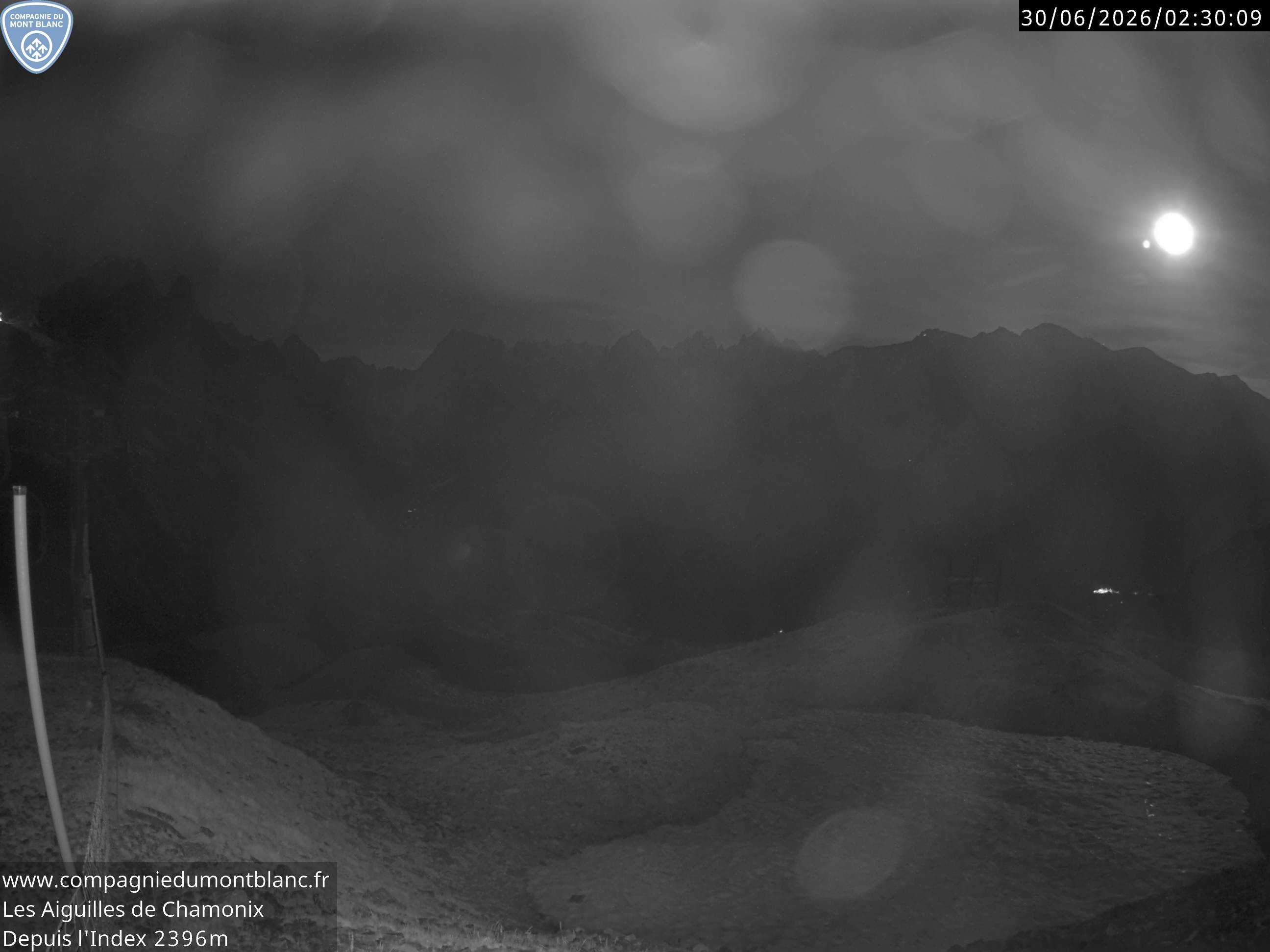 Archiv Foto Webcam Les Aiguilles de Charmonix