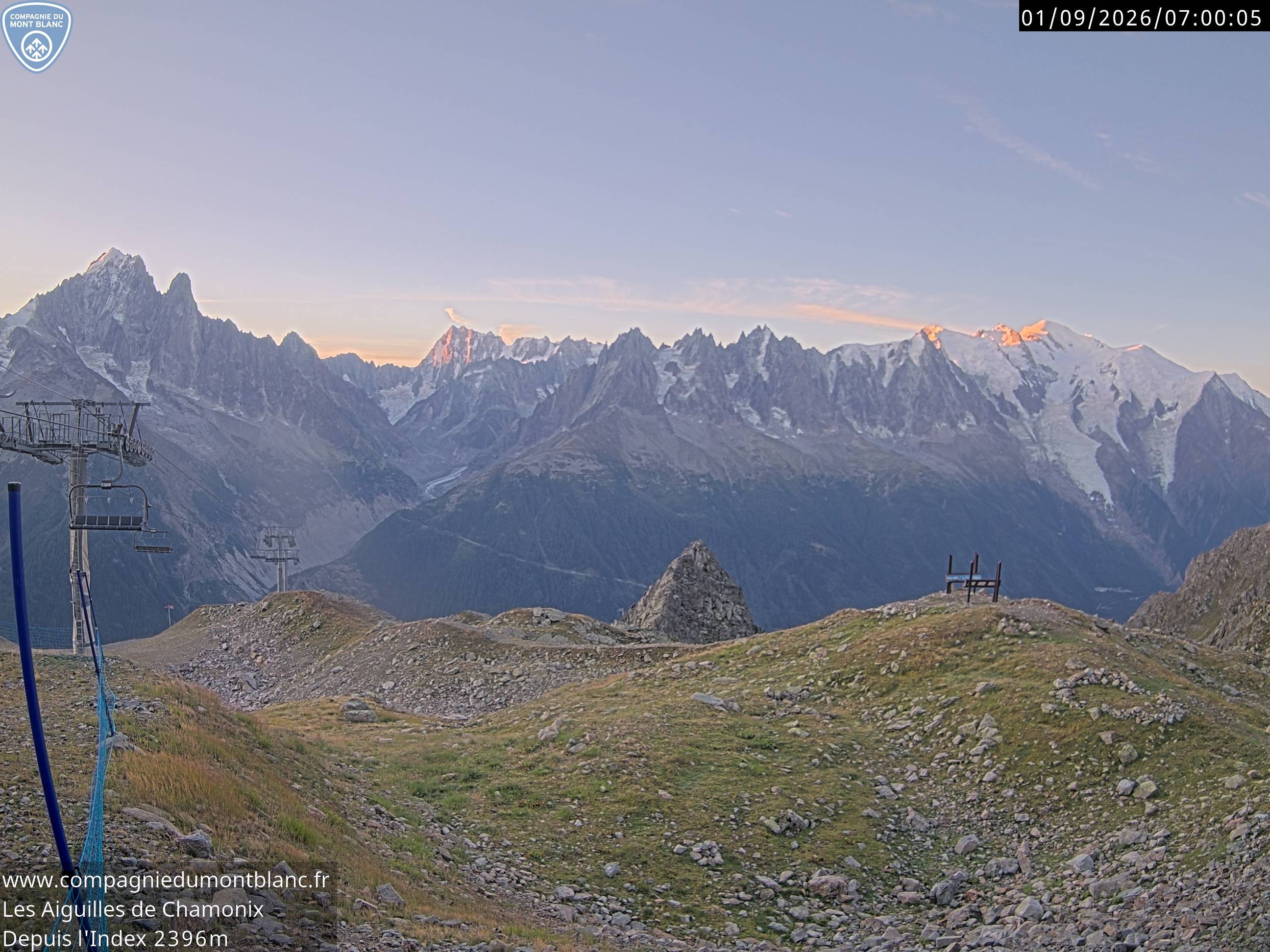 Archived image Webcam Top Station Index chair lift