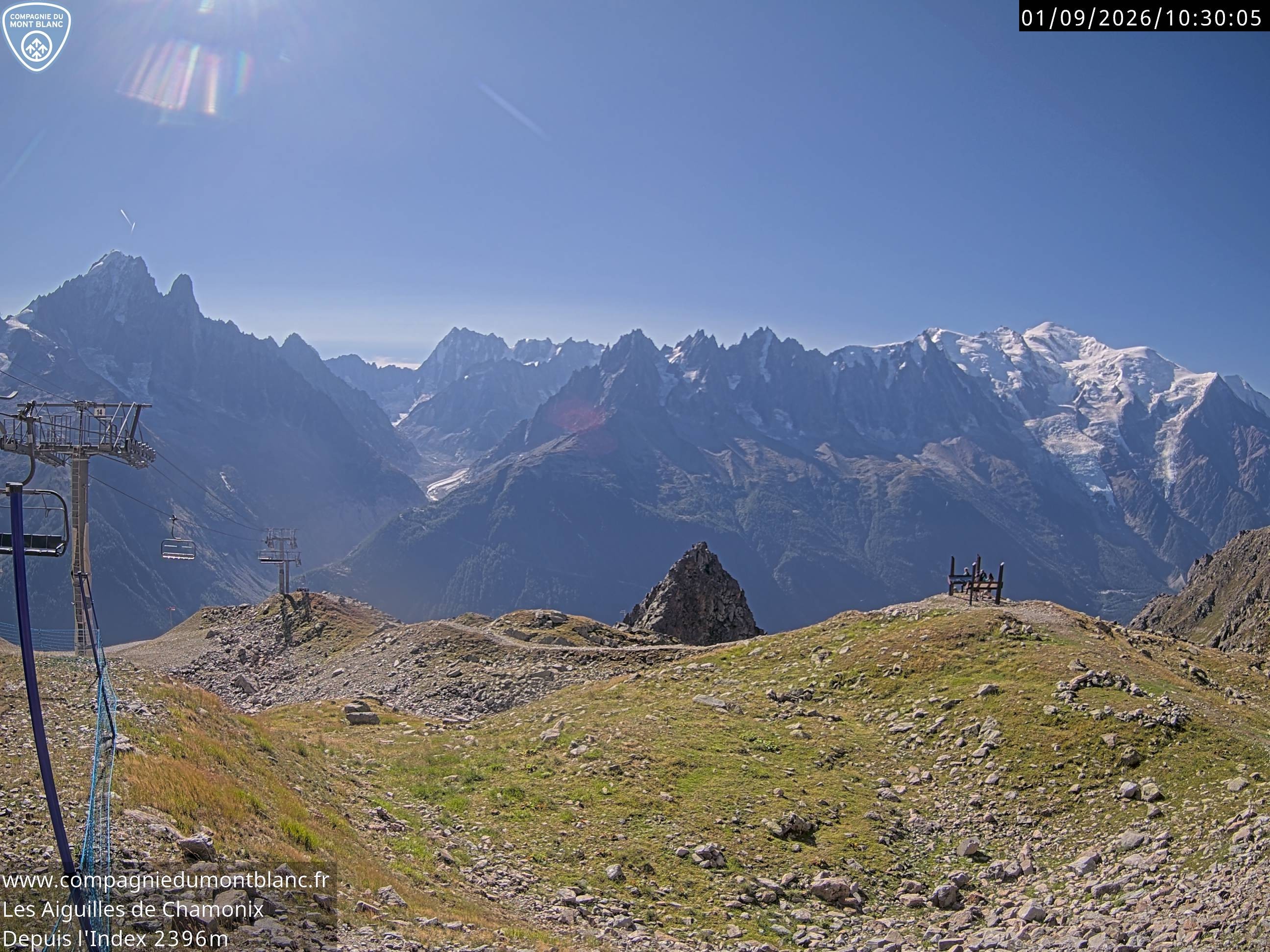 Archived image Webcam Top Station Index chair lift