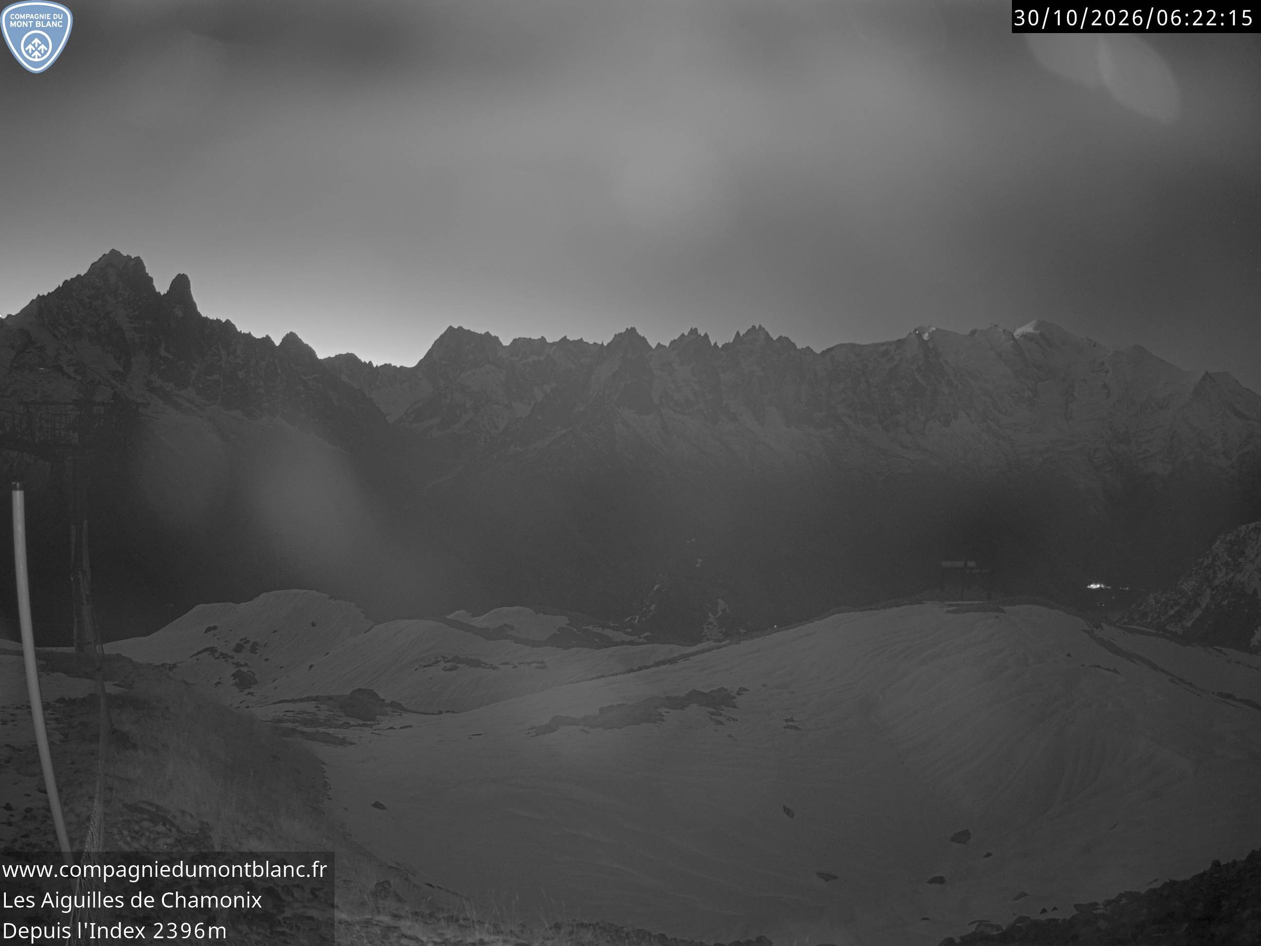 Archiv Foto Webcam Les Aiguilles de Charmonix