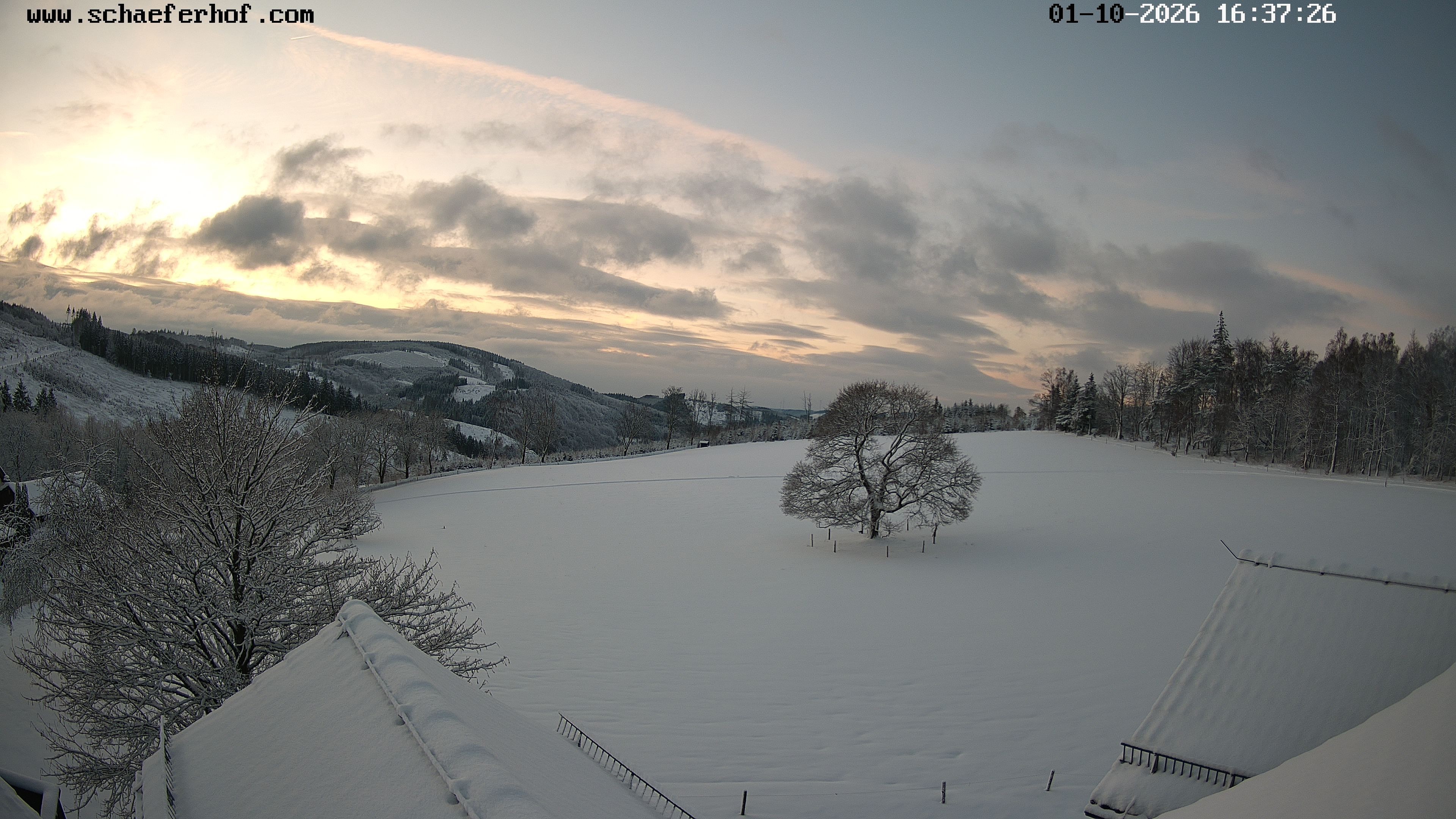 Archiv Foto Webcam Schäferhof im Sauerland