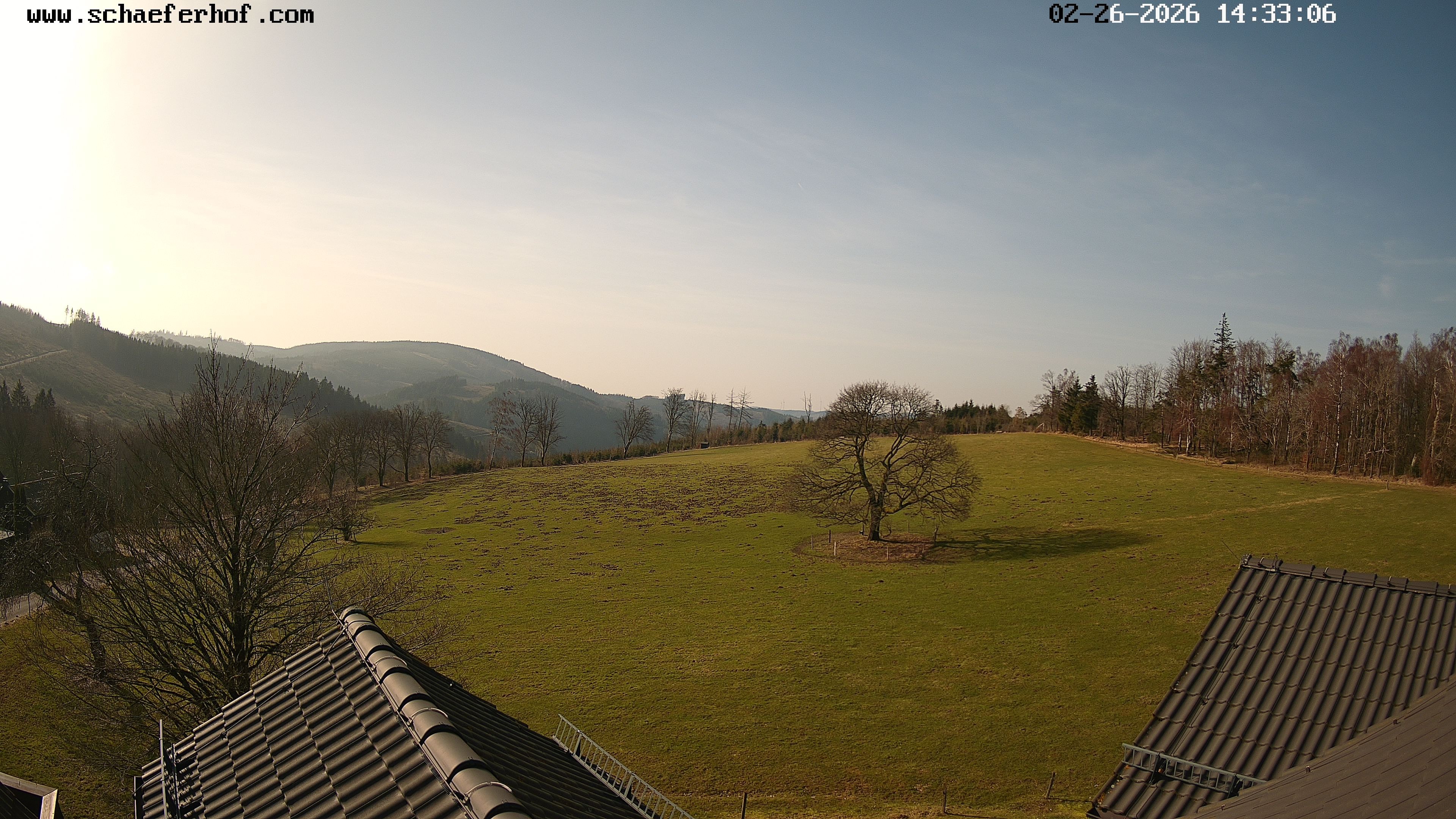 Archived image Webcam Schmallenberg: Hotel Schäferhof