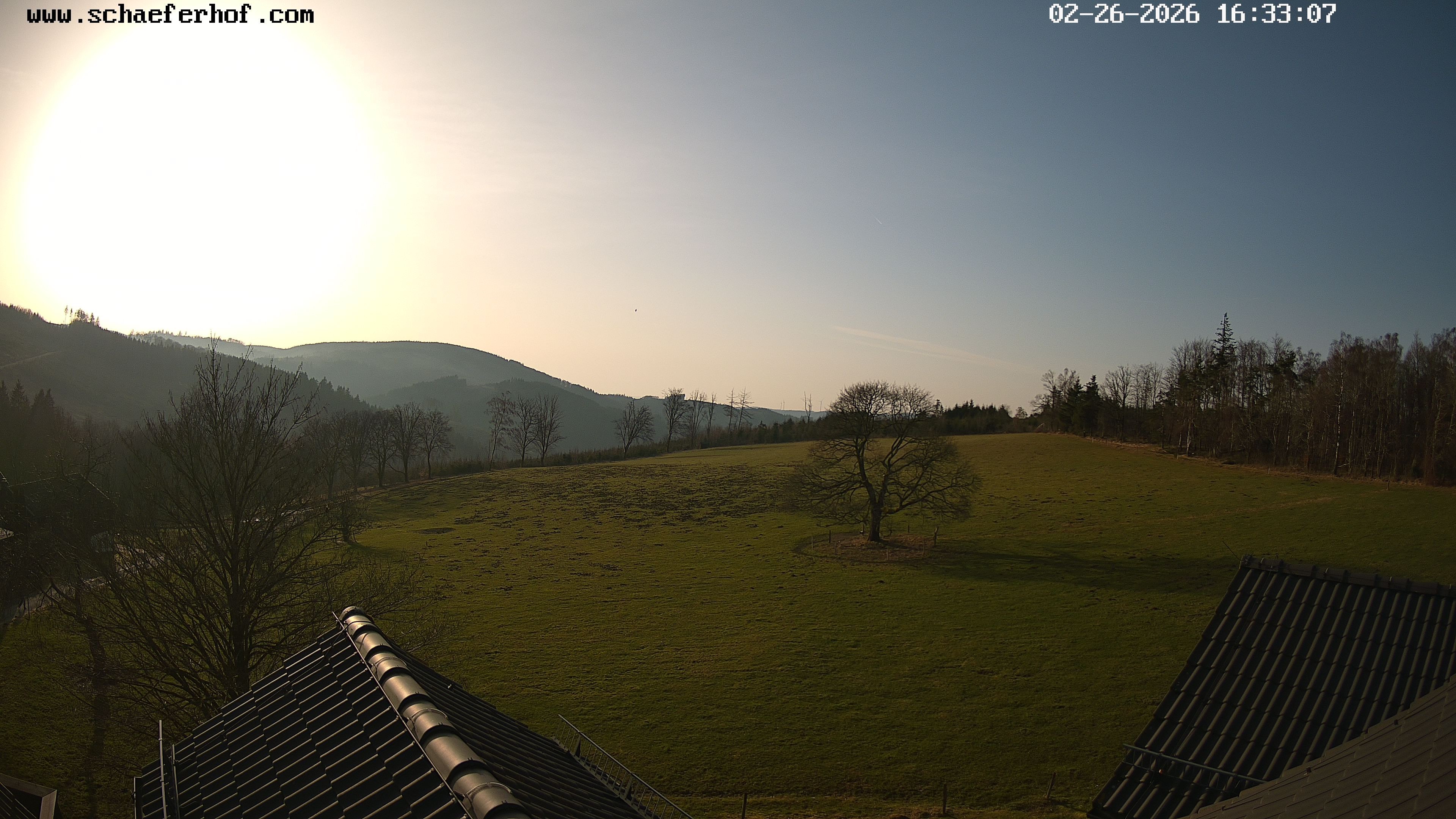 Archived image Webcam Schmallenberg: Hotel Schäferhof