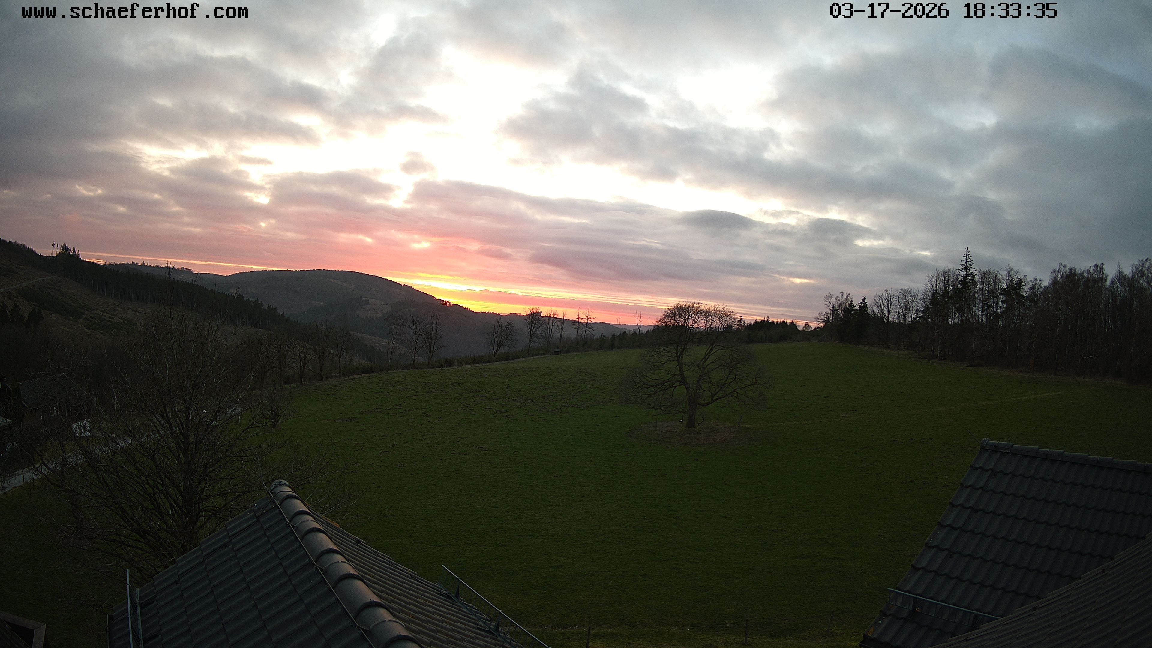 Archiv Foto Webcam Schäferhof im Sauerland