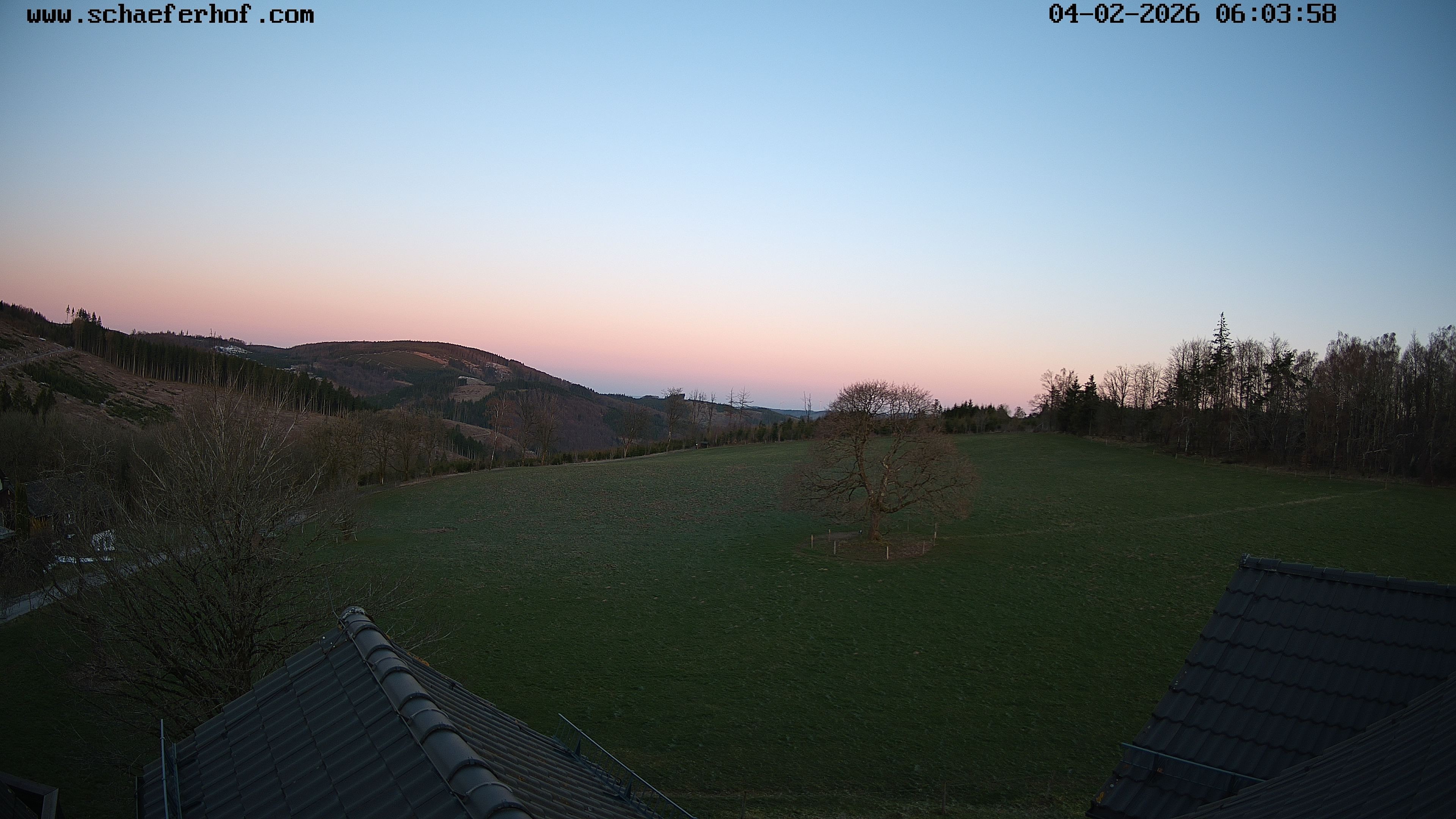 Archiv Foto Webcam Schäferhof im Sauerland