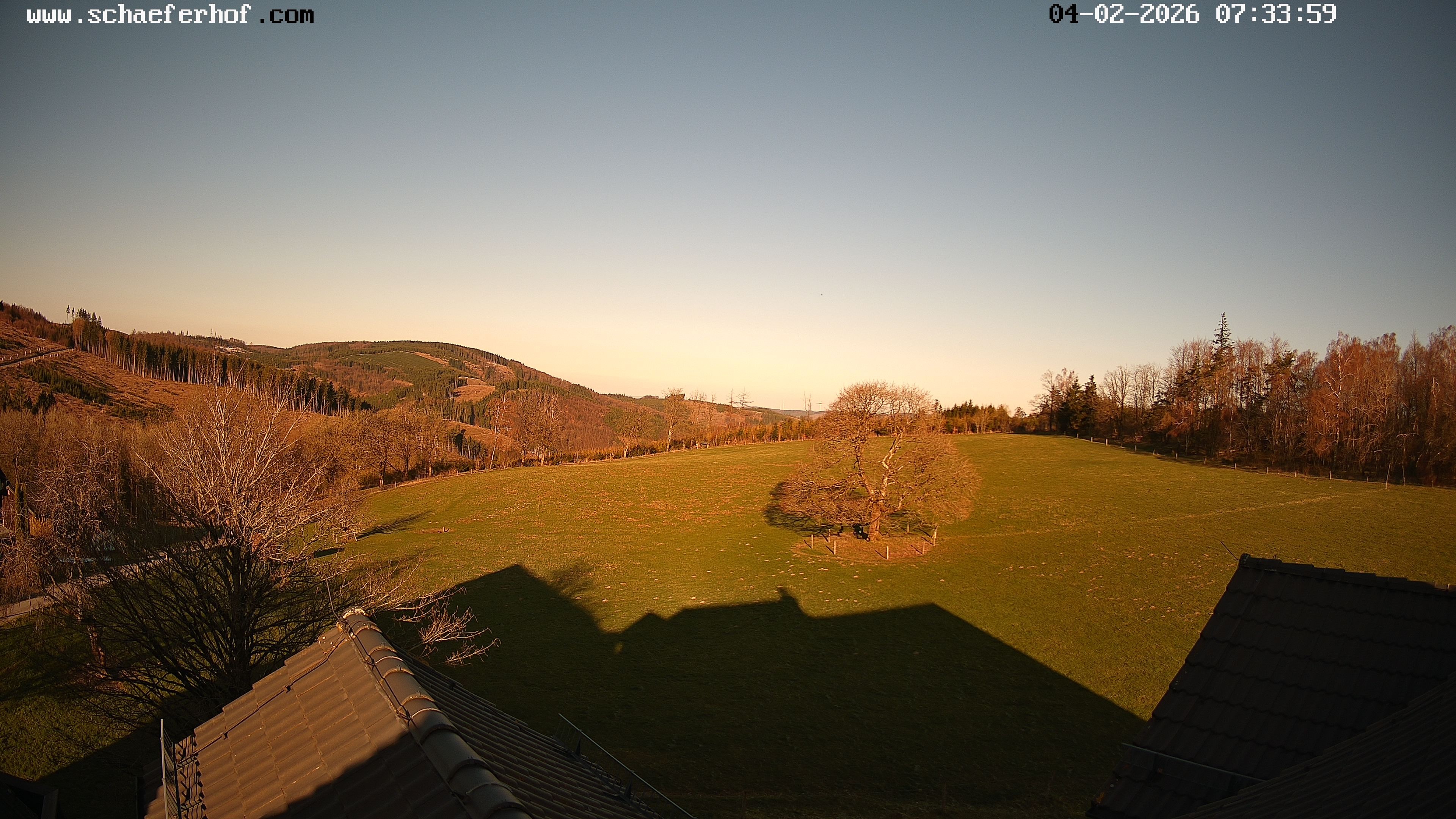 Archiv Foto Webcam Schäferhof im Sauerland