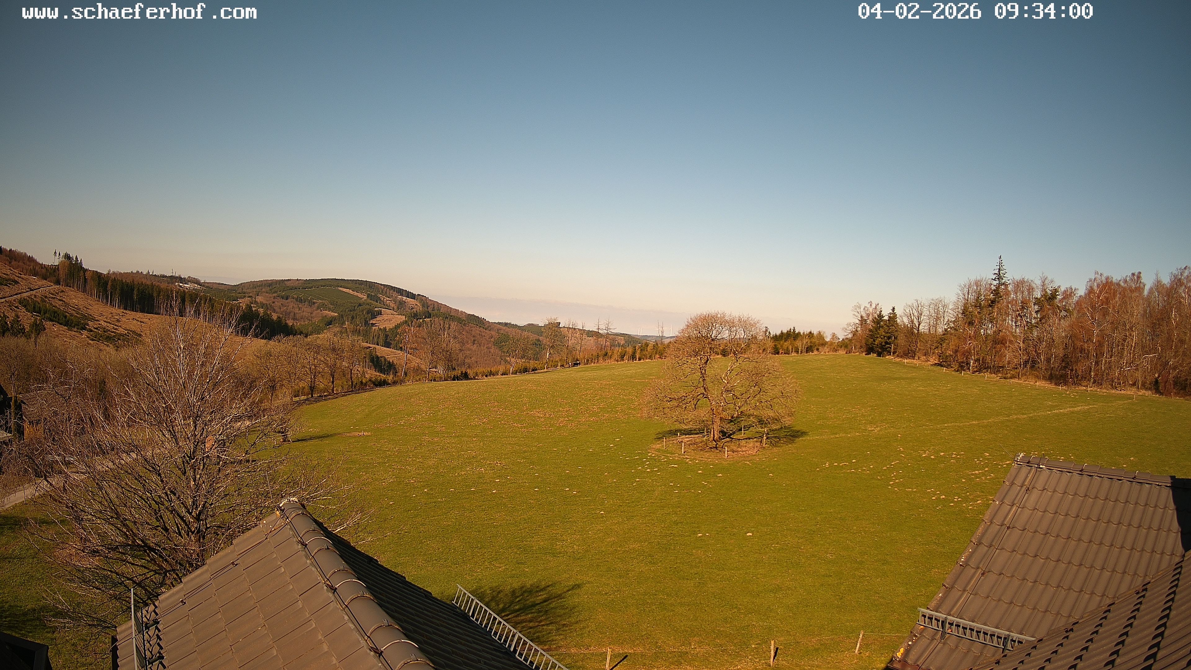 Archiv Foto Webcam Schäferhof im Sauerland
