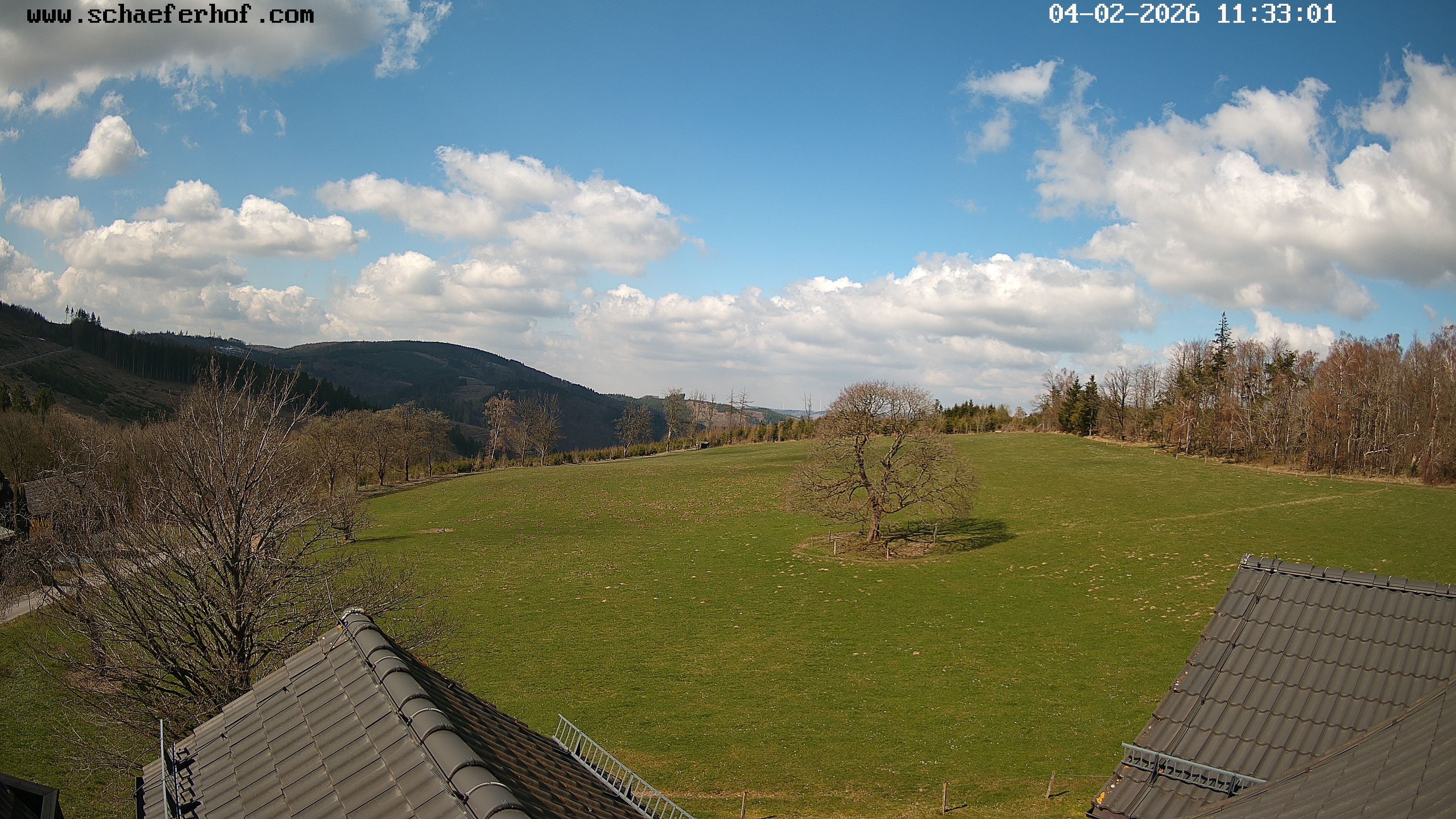 Archiv Foto Webcam Schäferhof im Sauerland