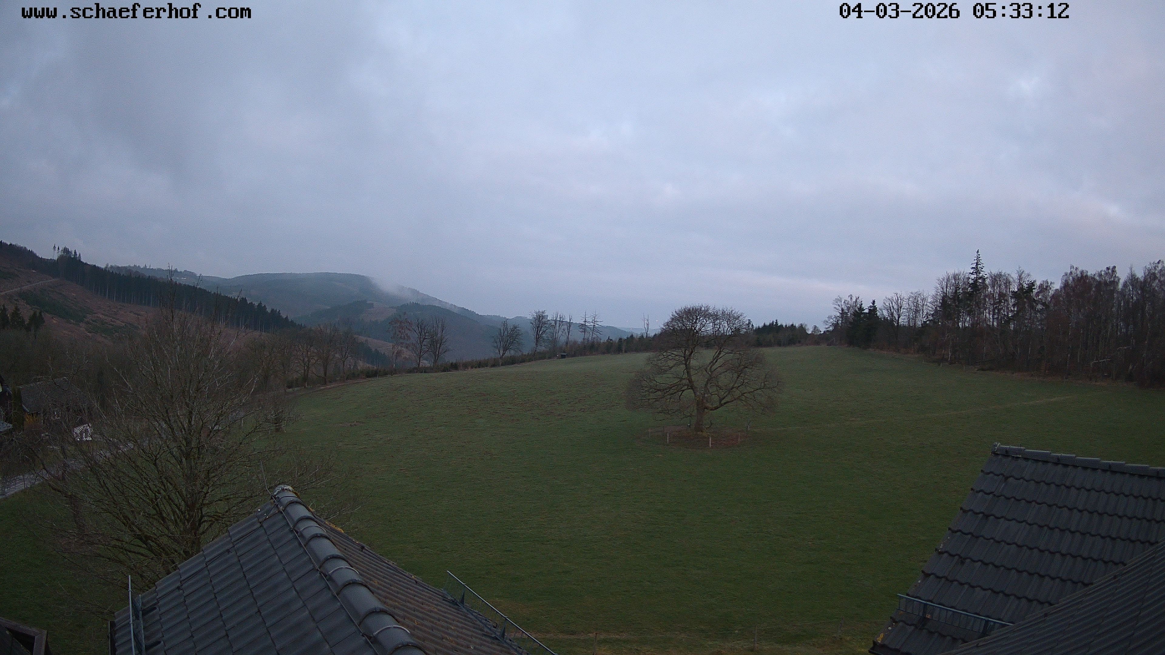 Archived image Webcam Schmallenberg: Hotel Schäferhof