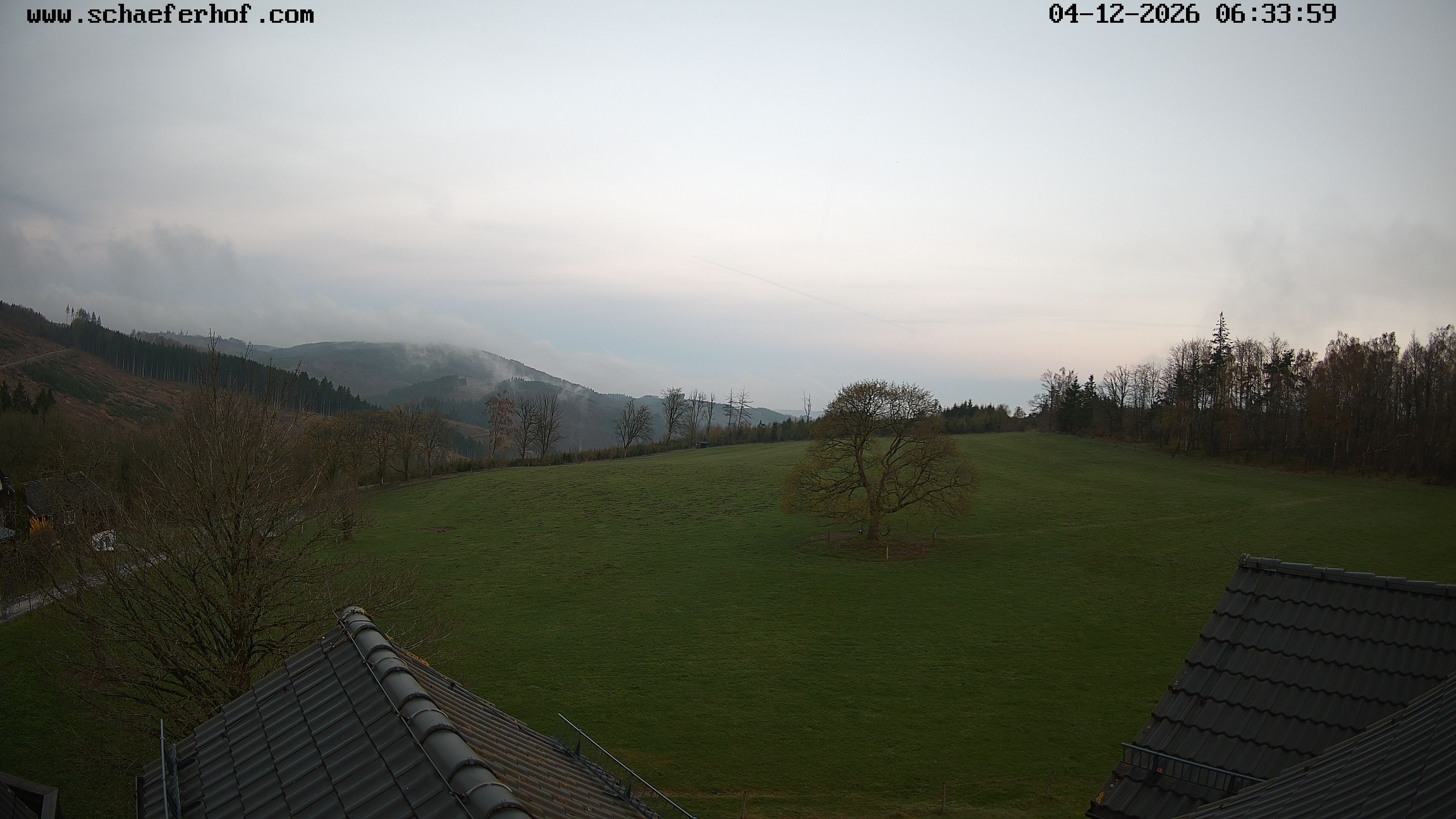 Archived image Webcam Schmallenberg: Hotel Schäferhof