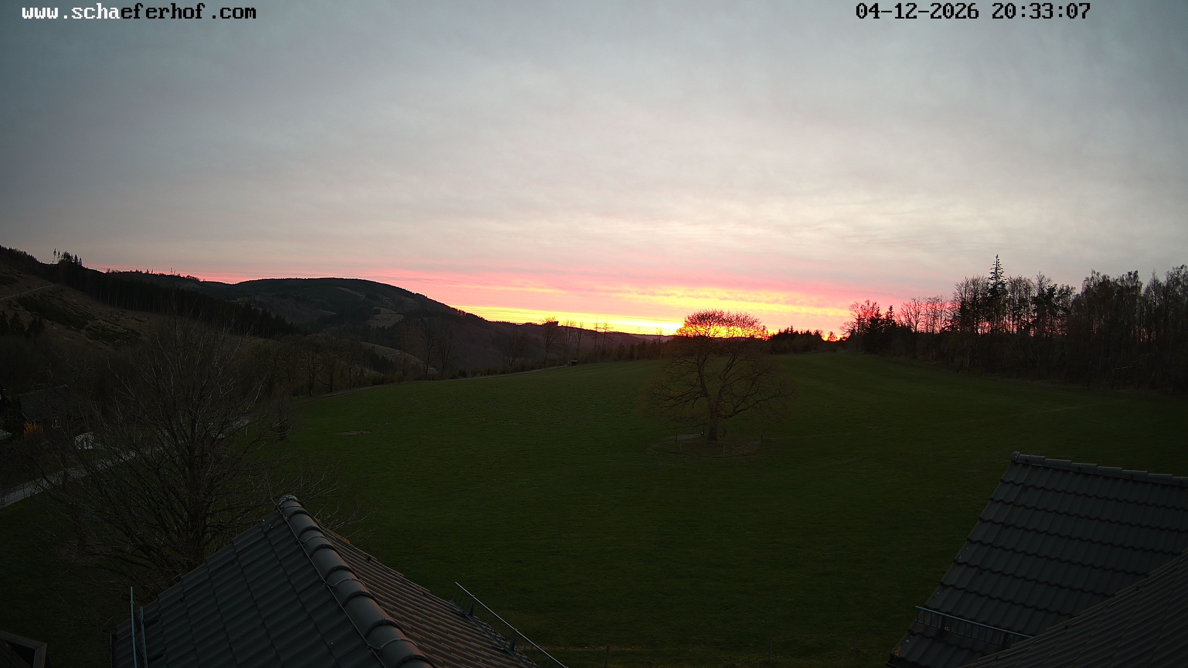 Archived image Webcam Schmallenberg: Hotel Schäferhof