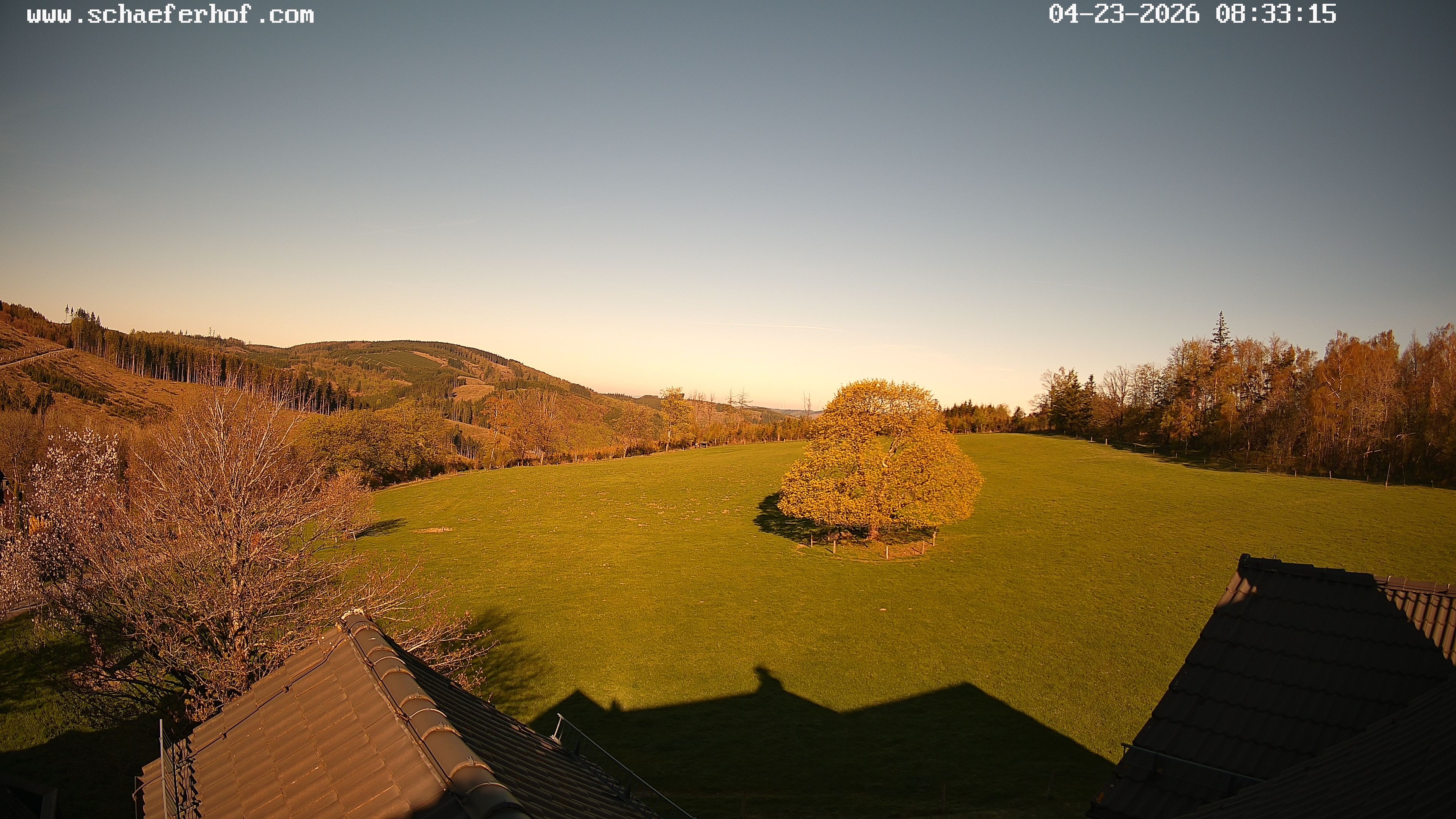 Archiv Foto Webcam Schäferhof im Sauerland