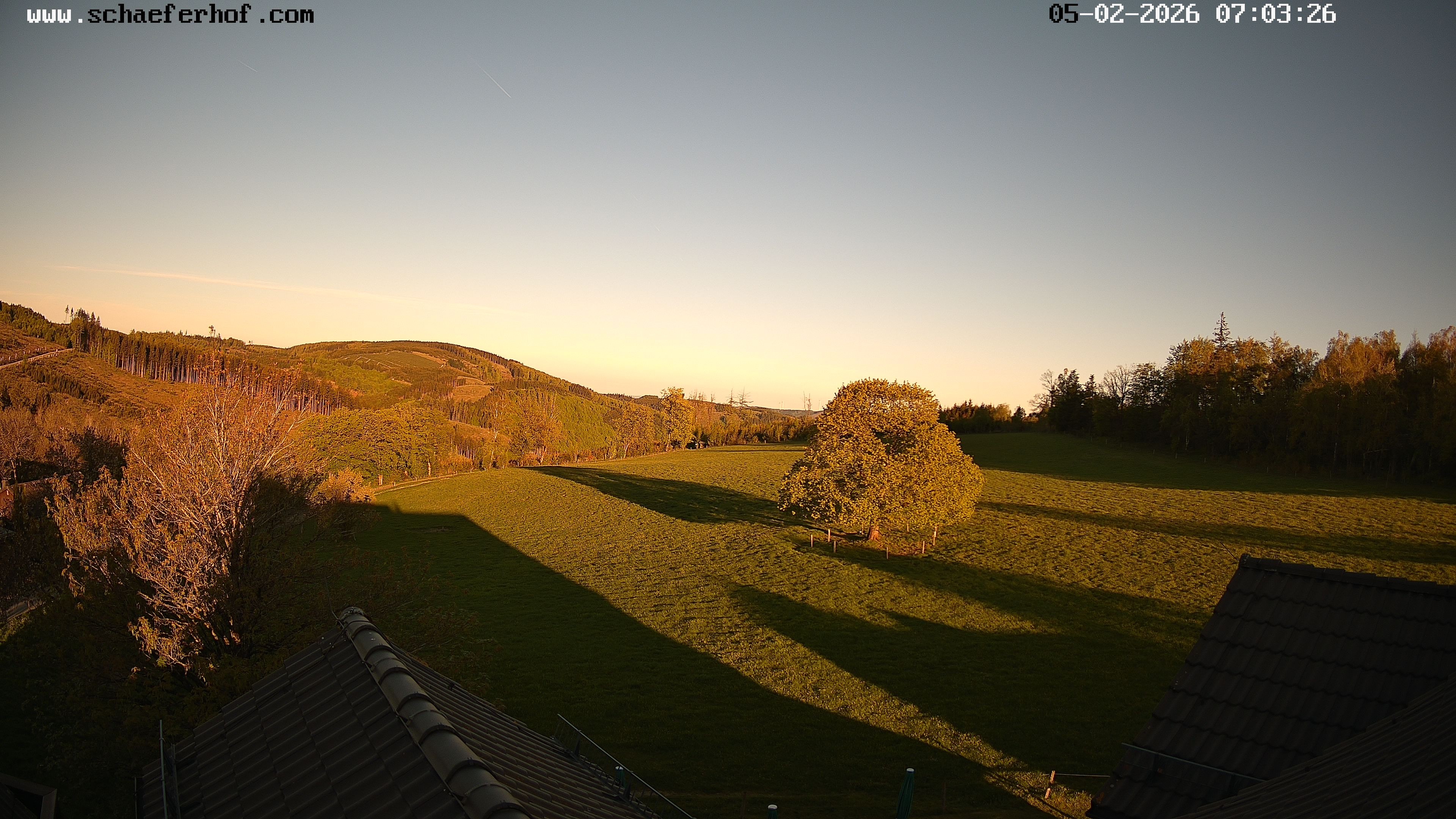 Archiv Foto Webcam Schäferhof im Sauerland