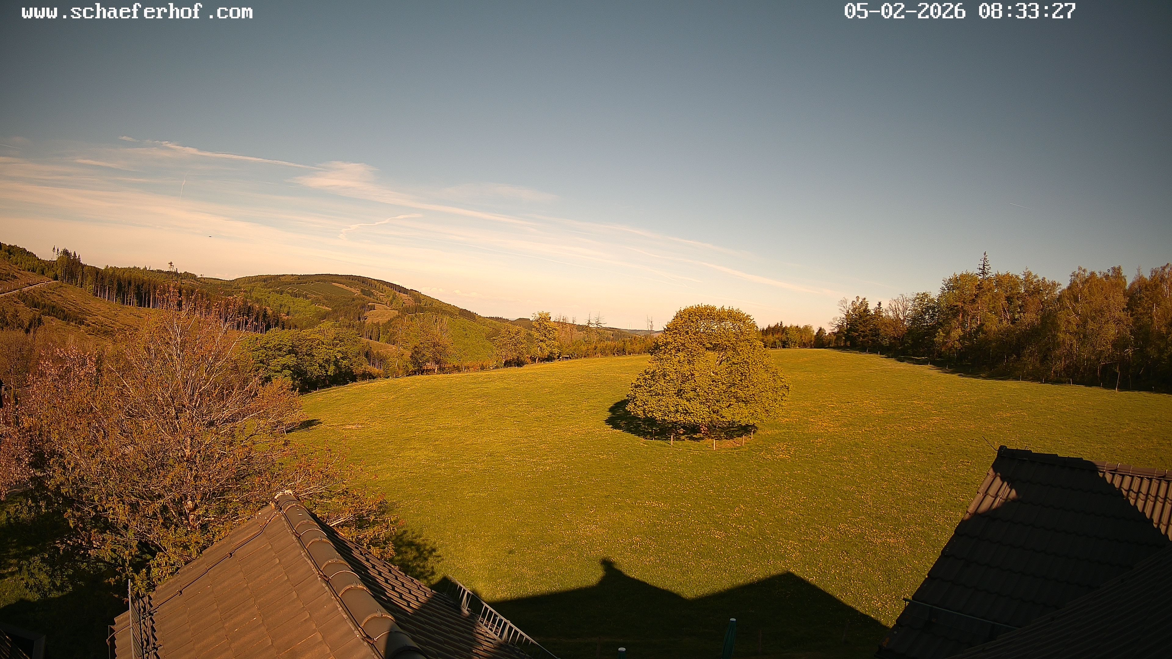 Archiv Foto Webcam Schäferhof im Sauerland
