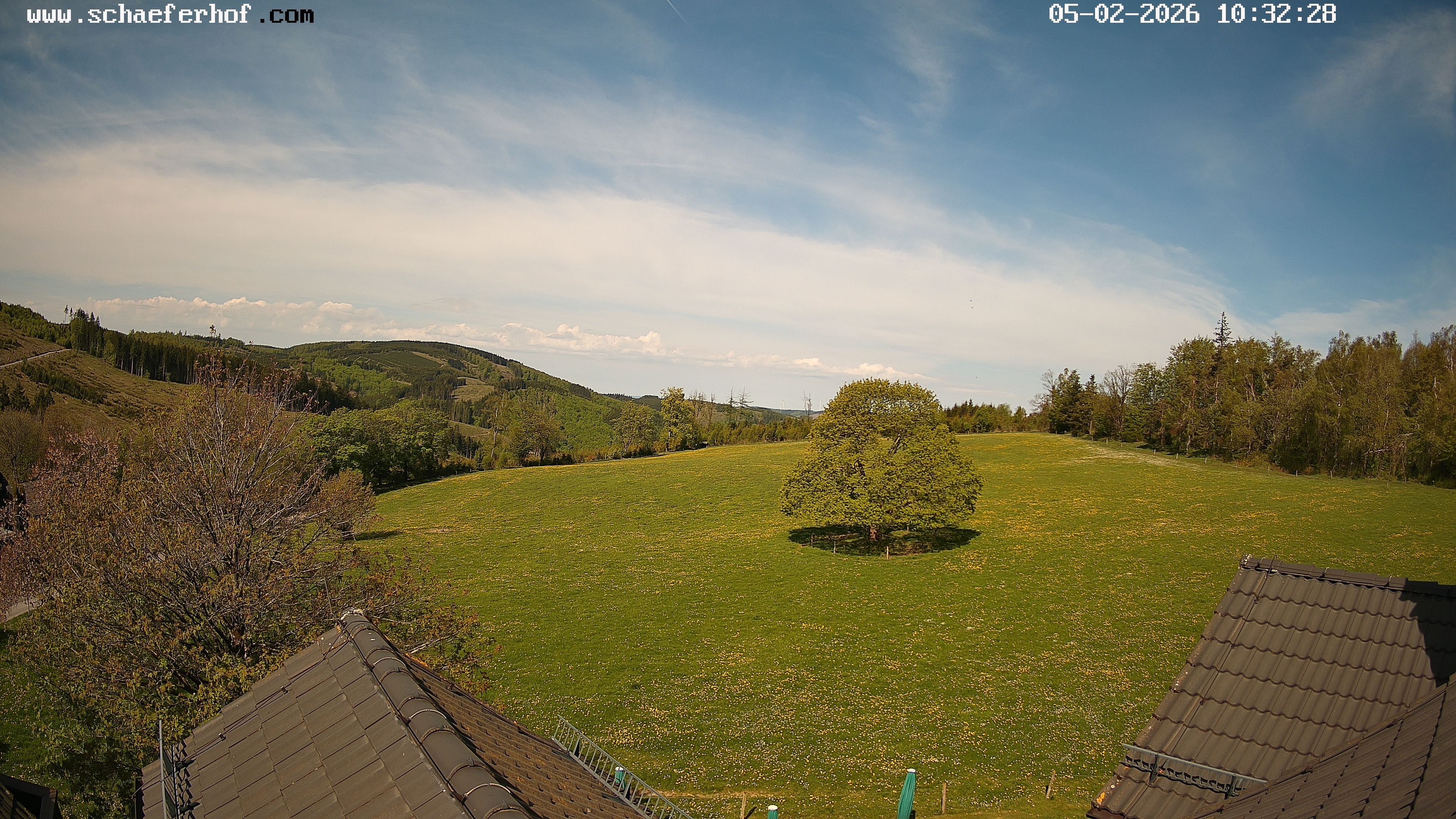 Archiv Foto Webcam Schäferhof im Sauerland