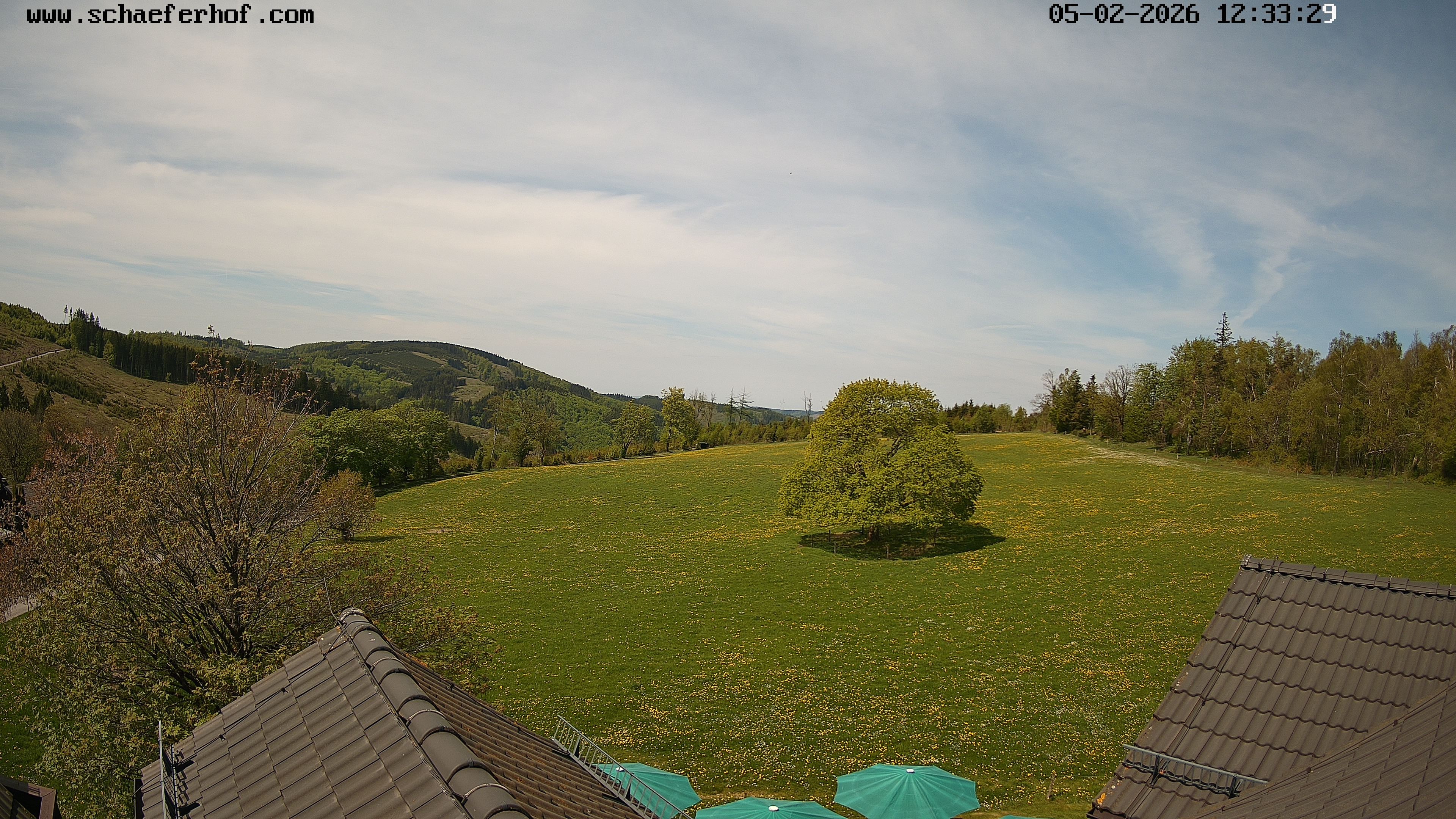 Archiv Foto Webcam Schäferhof im Sauerland